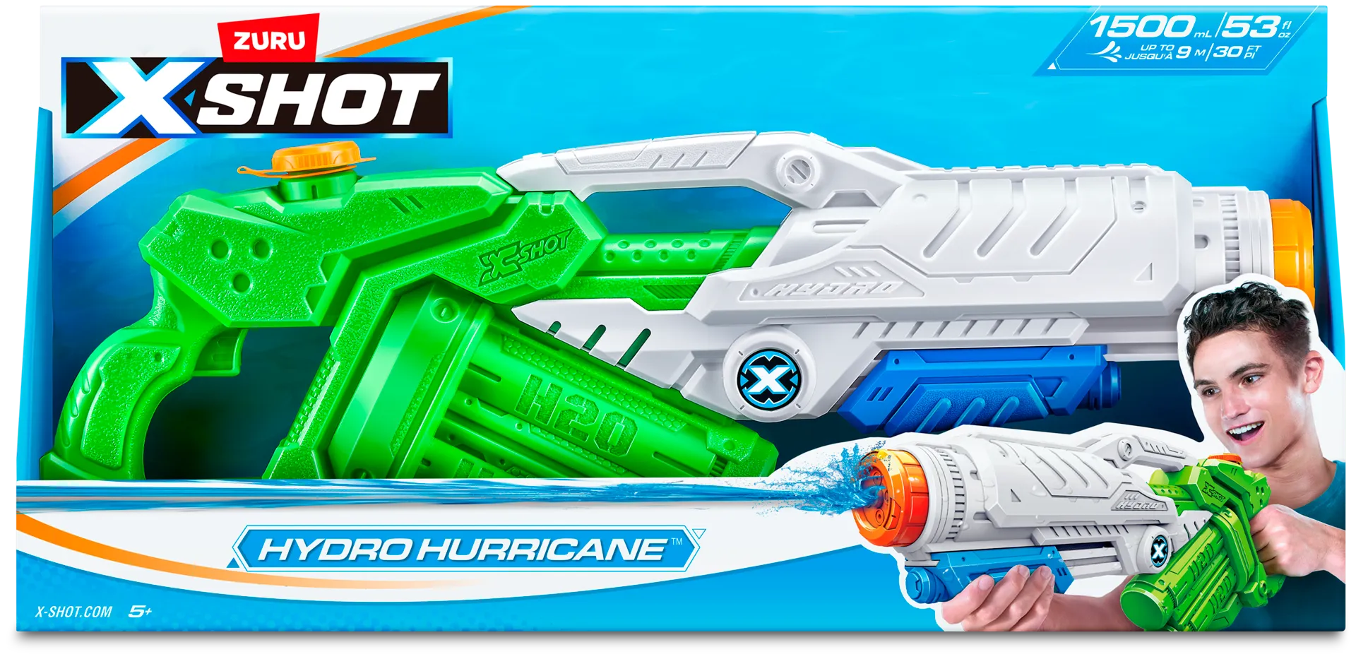 X-Shot vesipyssy Hydro Hurricane - 1