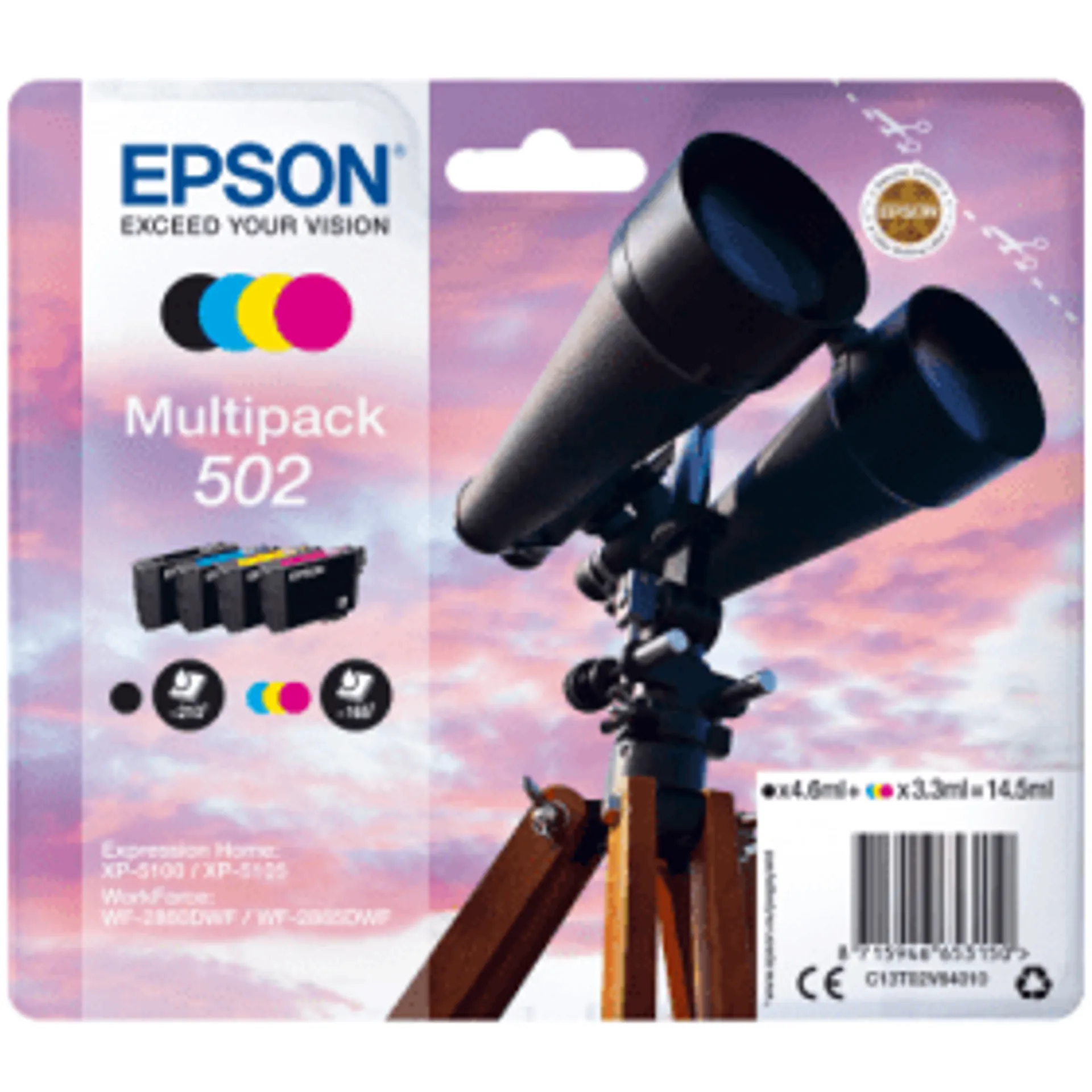 Epson 502 4-väripakkaus