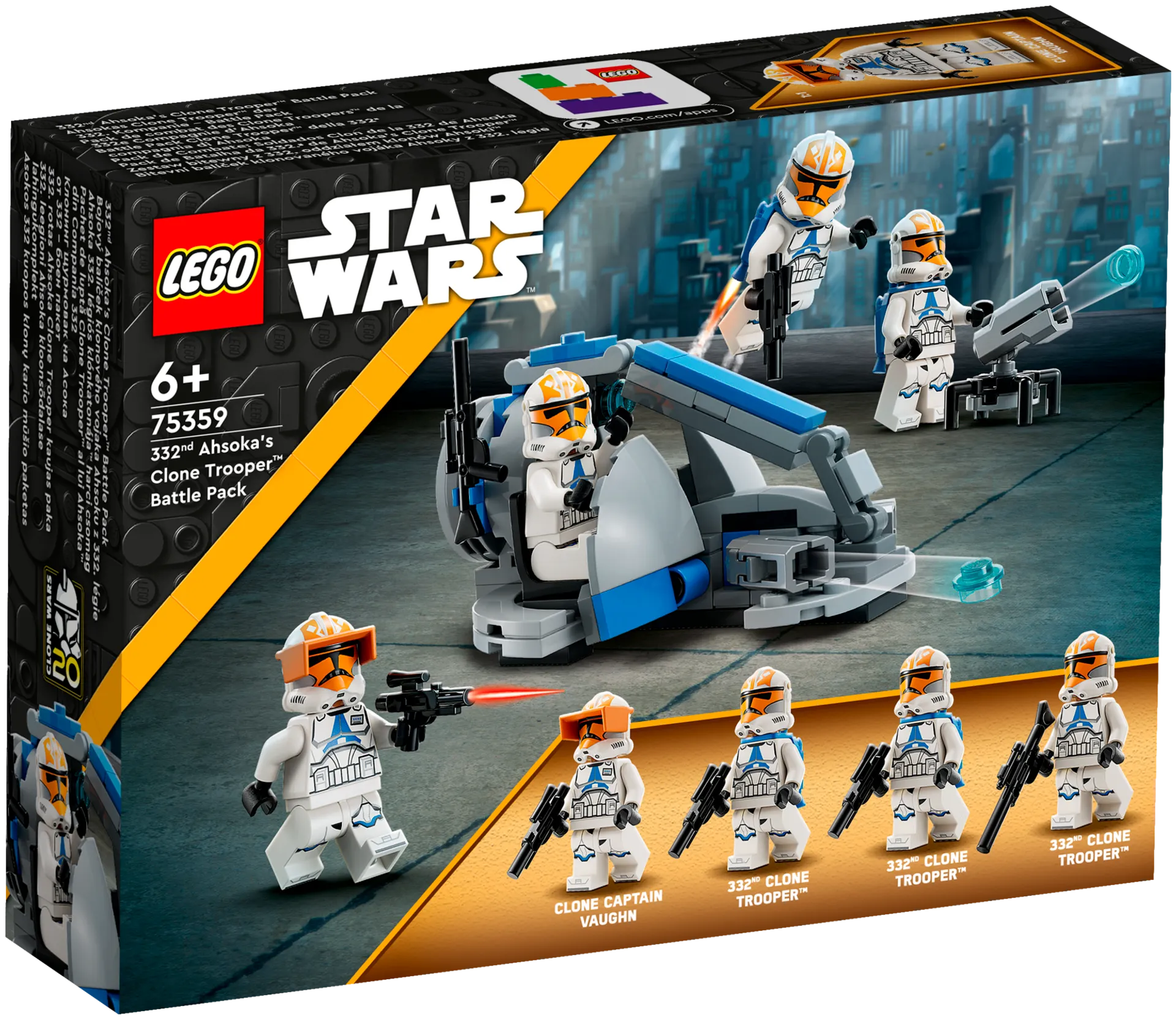 LEGO Star Wars TM 75359 332. komppanian Ahsokan kloonisoturin taistelupakkaus - 2