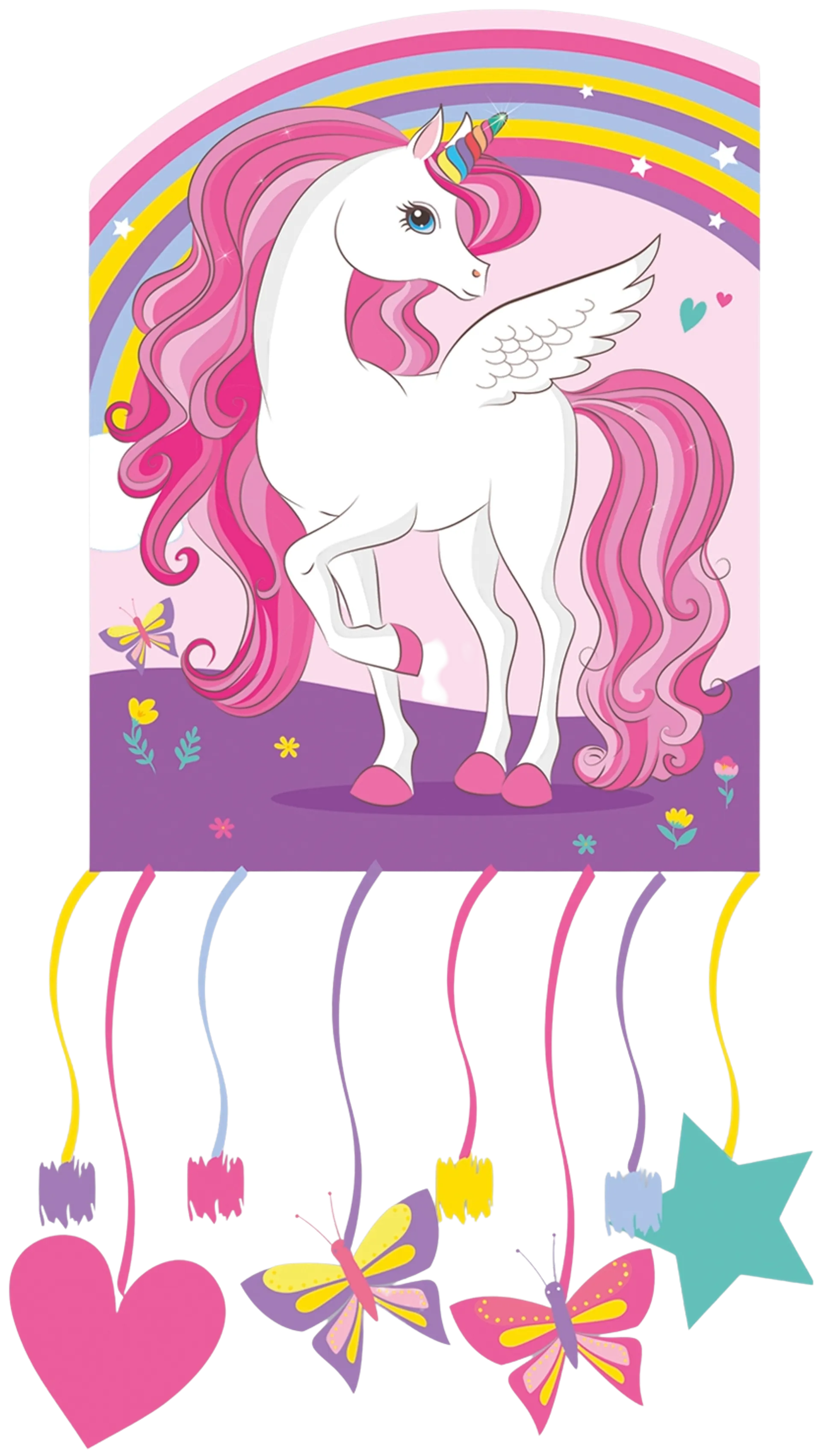 Decorata Party pinjata Unicorn rainbow
