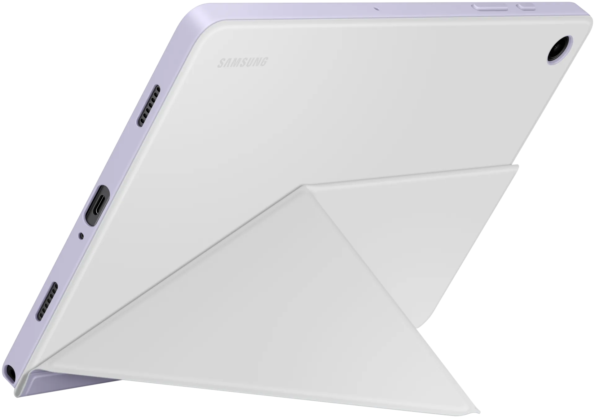Samsung tab a9+ book cover valkoinen - 4