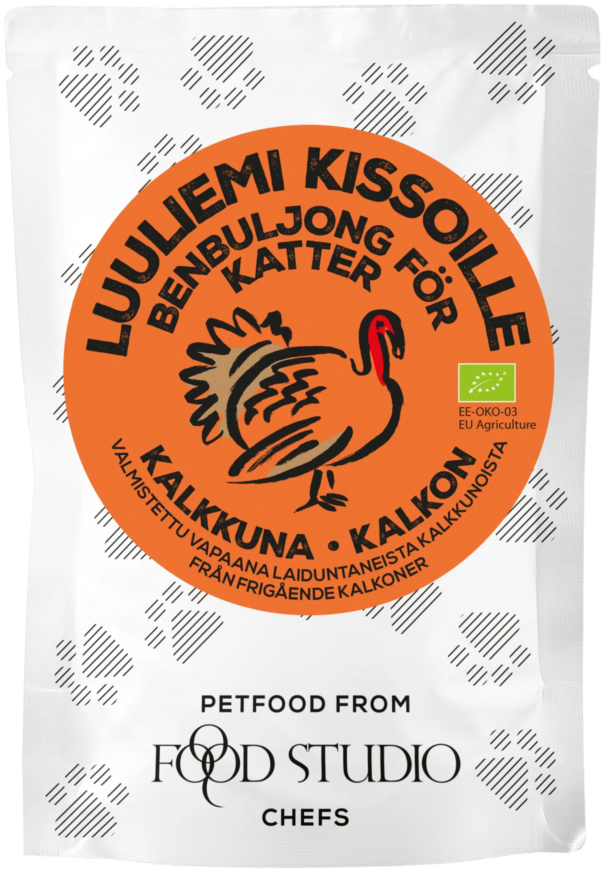 Foodstudio luomu kalkkunaliemi kissoille 100 ml