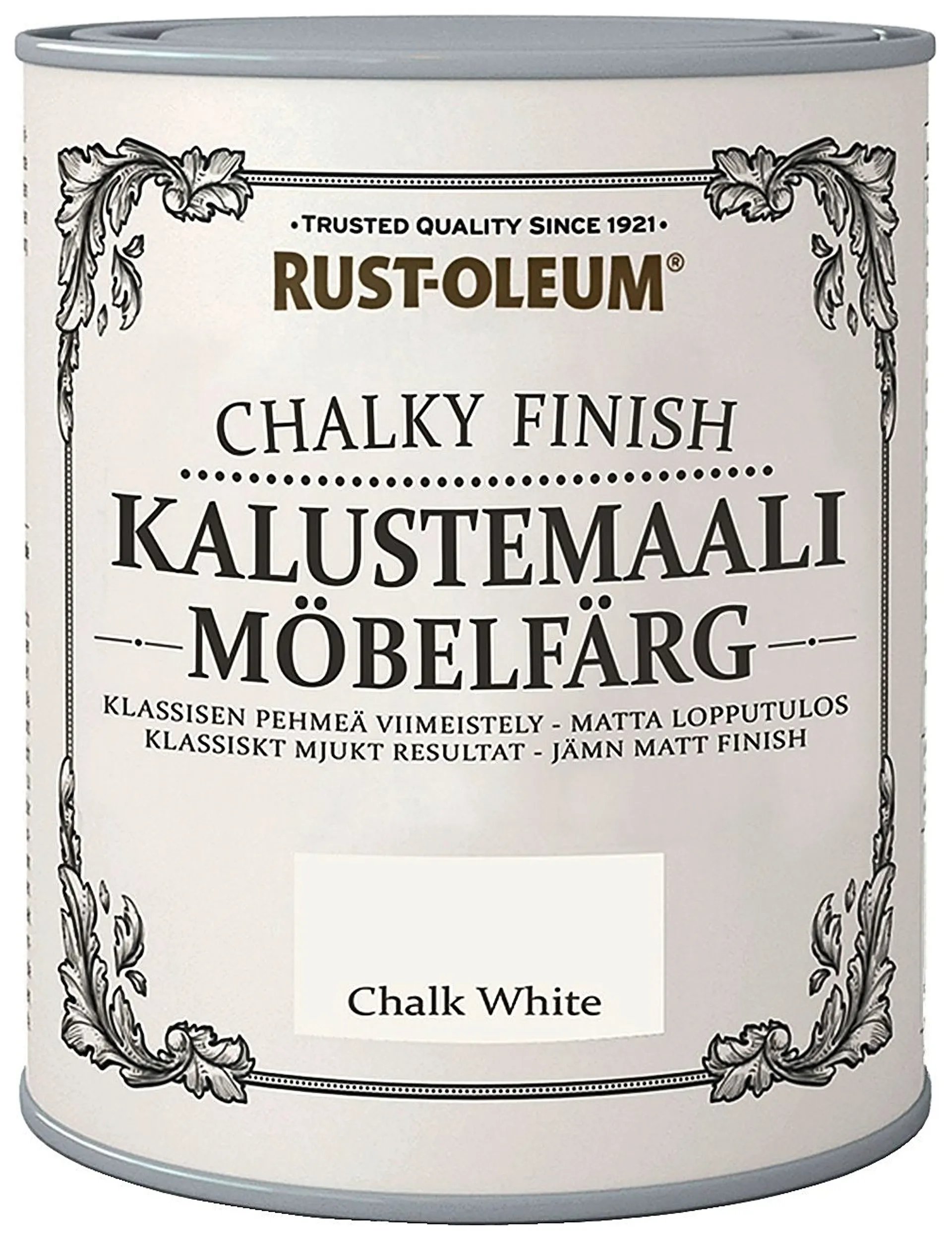 Rust-Oleum Chalky Finish 750ml kalustemaali luonnonvalkoinen - 1