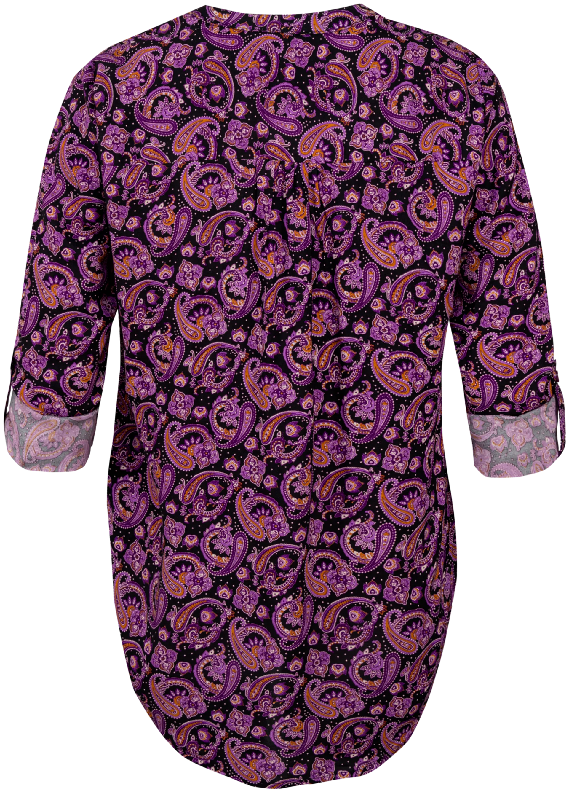 House naisten kangaspusero 228H402453 - lilac paisley - 2