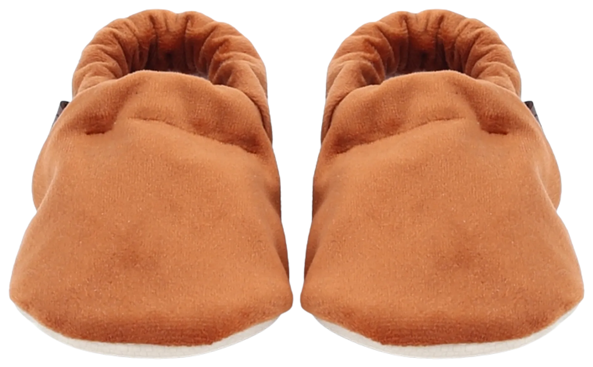 Yoyo Juniors lasten samettitossu Moccassins - Caramel - 2