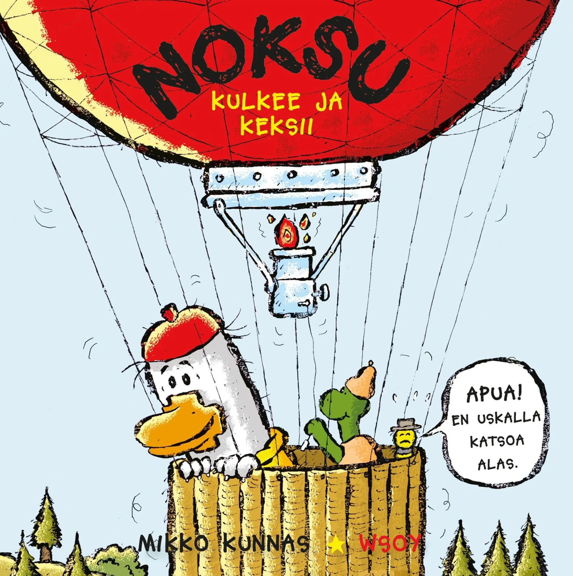 Noksu kulkee ja keksii