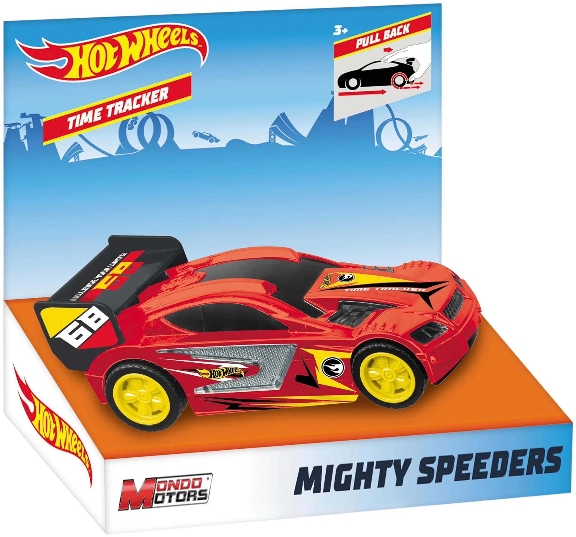 Hot Wheels Pullback Mighty Speeders - 1