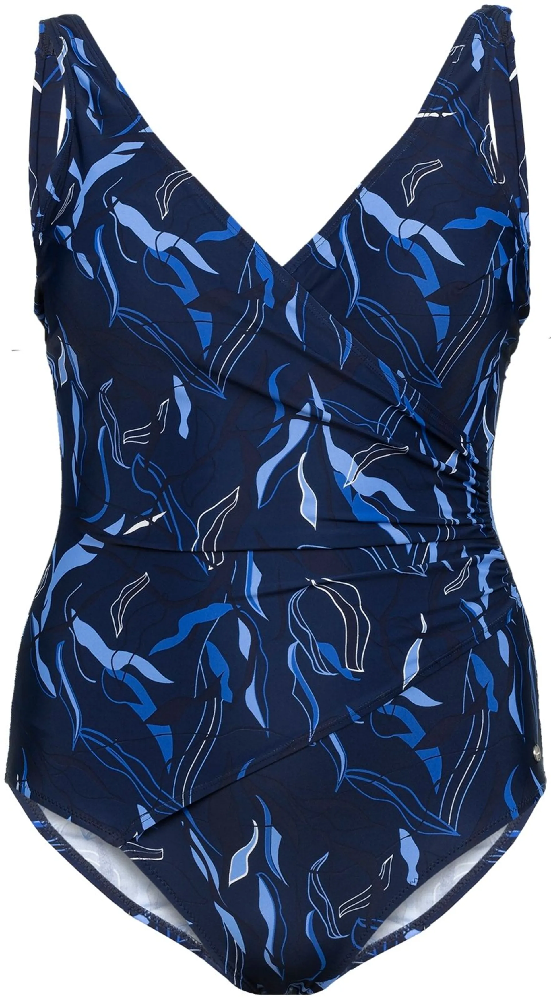 Finnwear naisten kietaisumallinen d-mitoitettu uimapuku  T65764 - Blue Aqua