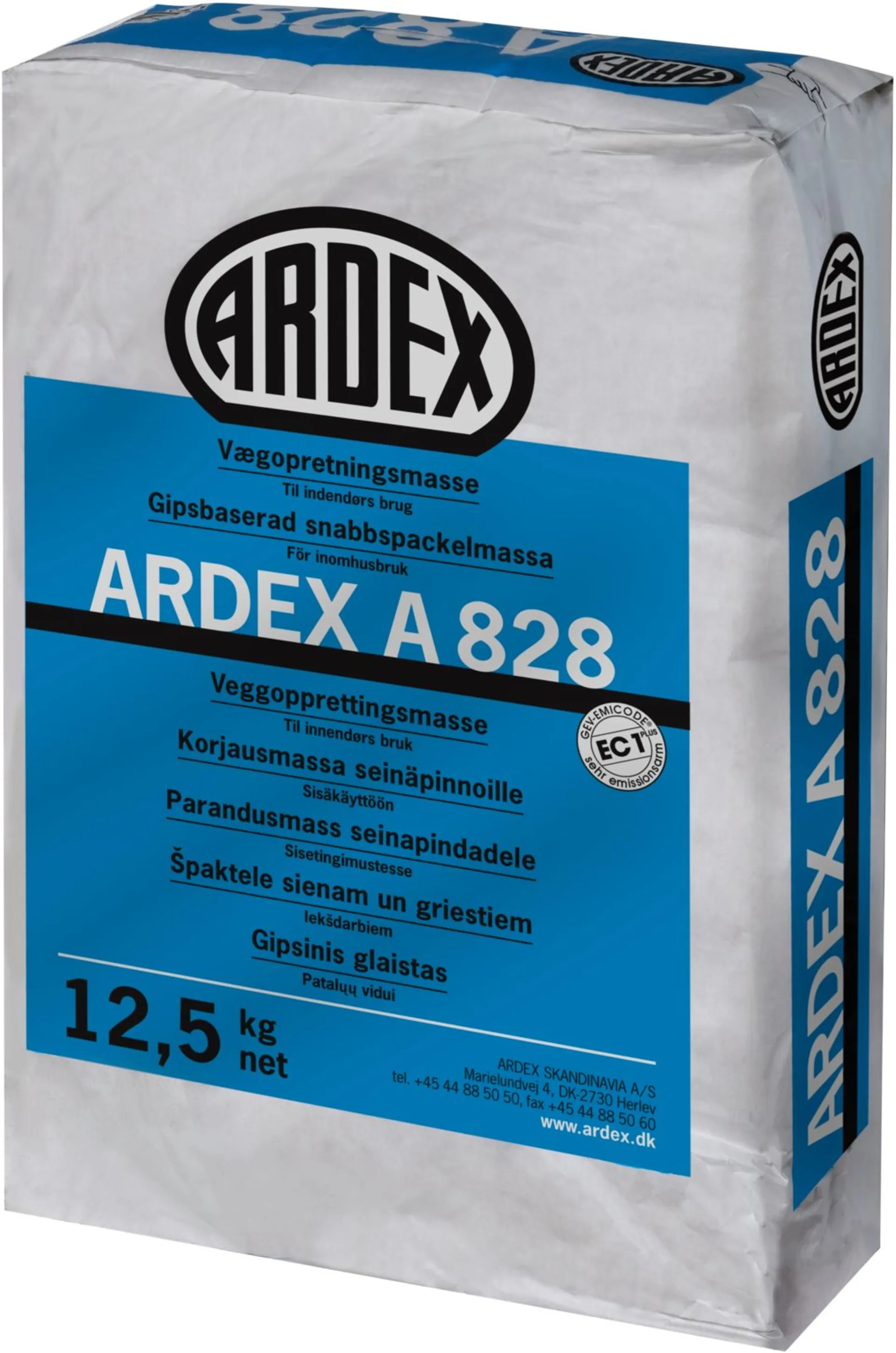 ARDEX A 828, kipsitasoite 12,5 kg
