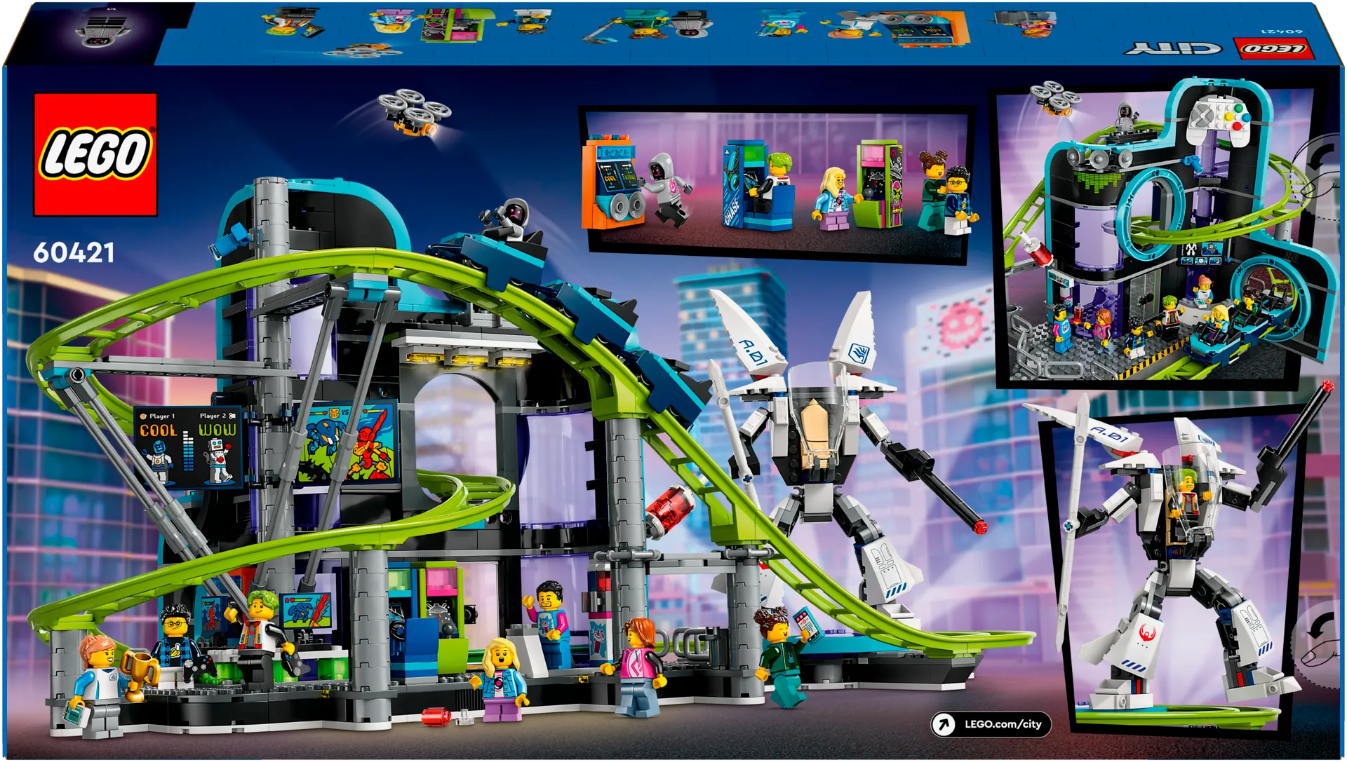 LEGO My City 60421 Robottimaailman vuoristorata - 3