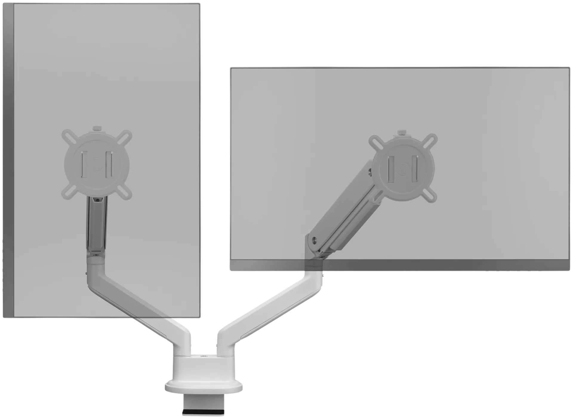 One For All DM4220 Monitorivarsi kahdelle monitorille, valkoinen - 8