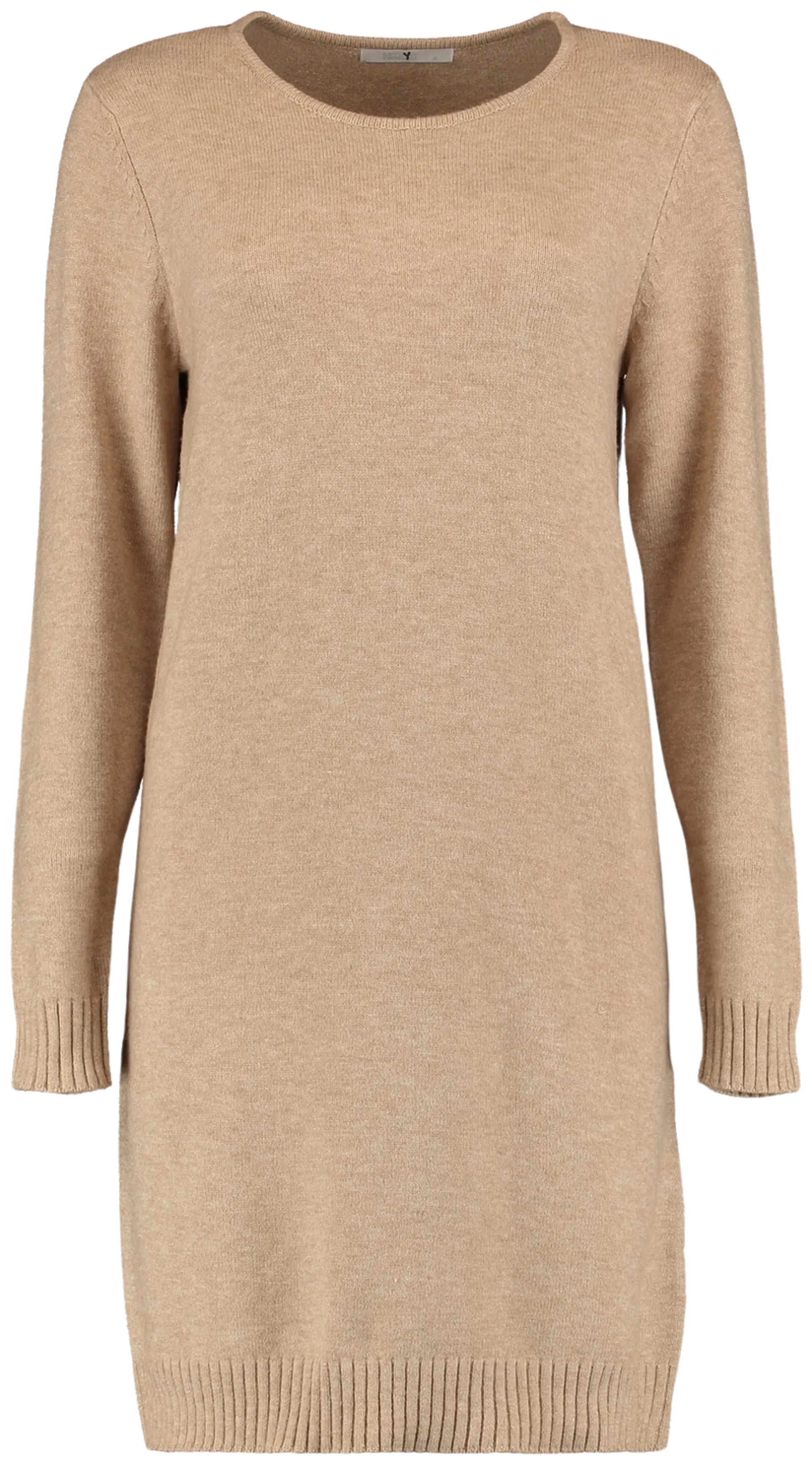 Hailys naisten neulemekko Roxana - beige marl - 1