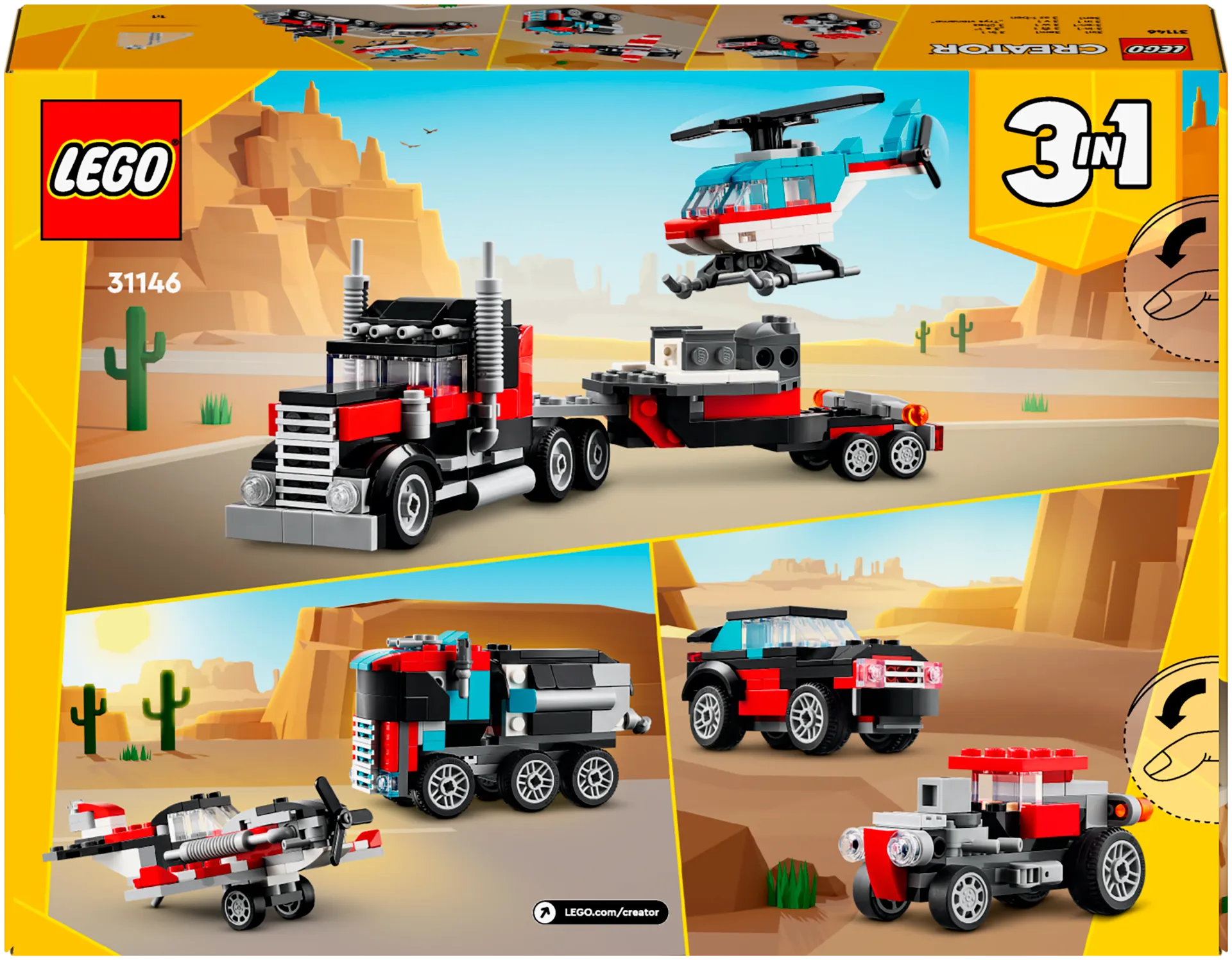 LEGO Creator 31146 Lava-auto ja helikopteri - 3