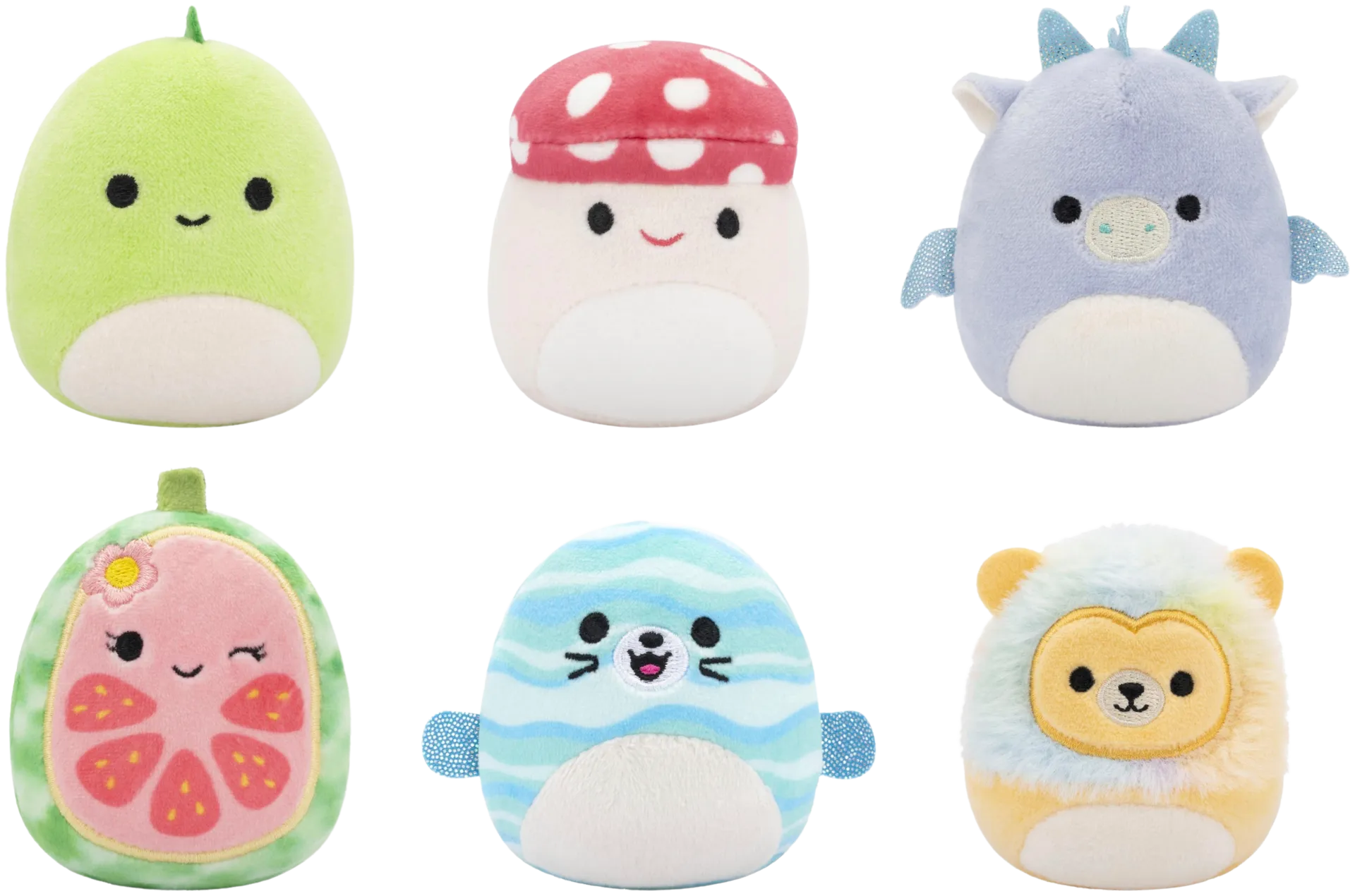 Squishmallows Micromallows hahmot 6 kpl - 1