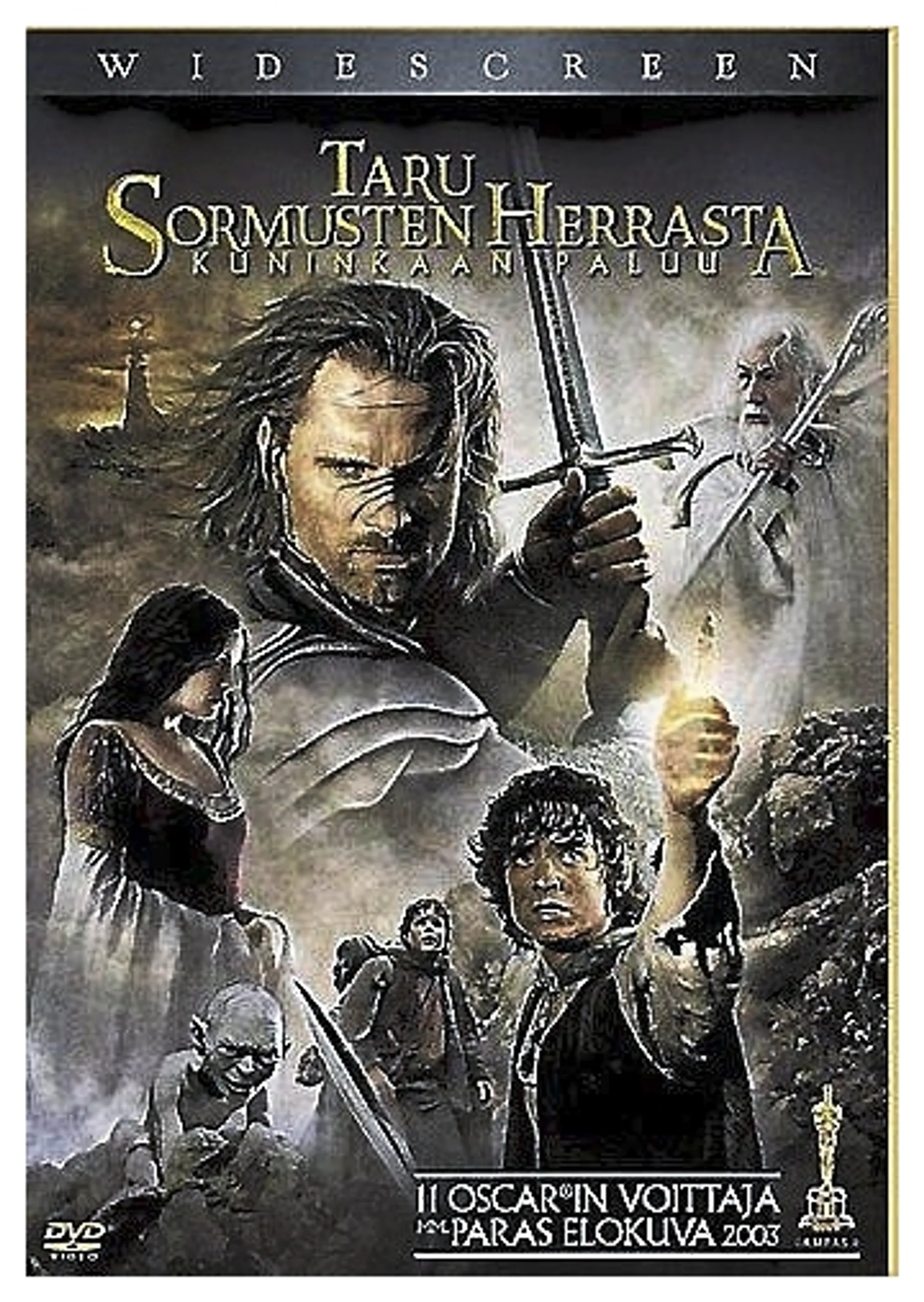 Taru Sormusten Herrasta: Kuninkaan paluu 2DVD 11 Oscar®in voittaja, mm paras elokuva!