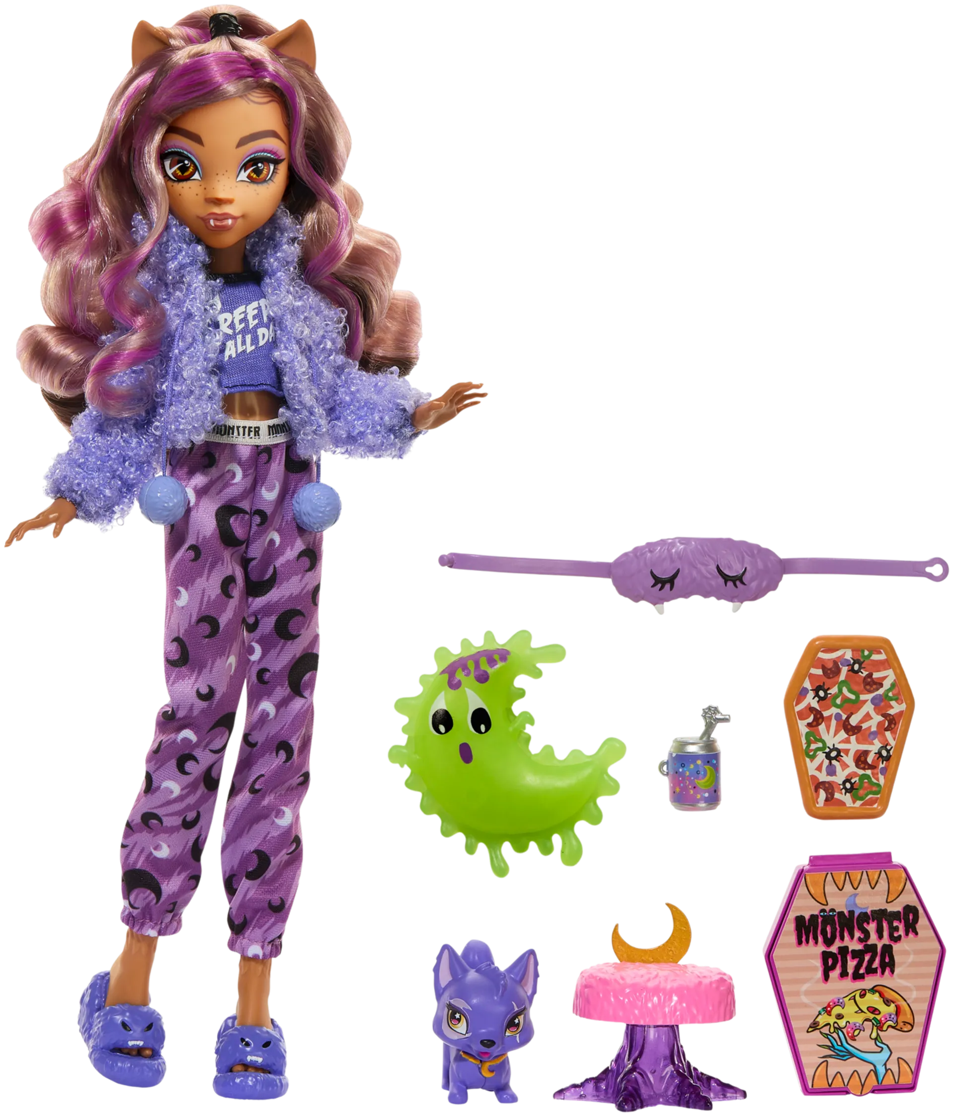 Monster High Creepover Party Clawdeen -muotinukke - 1