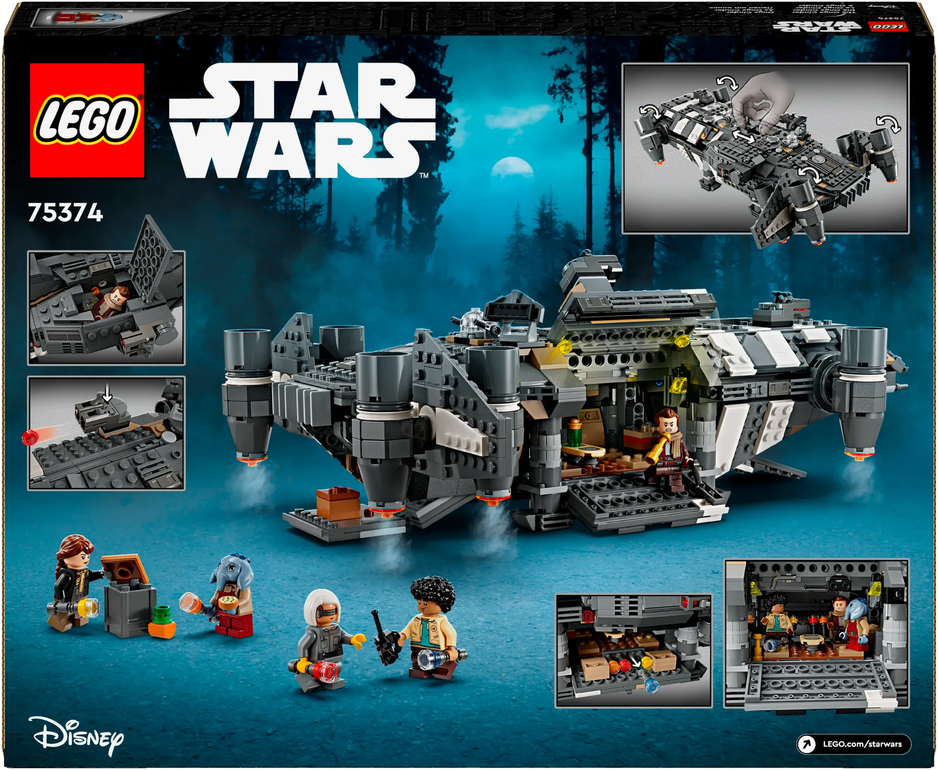 LEGO® Star Wars 75374 Skeleton Crew Onyx Cinder - 3