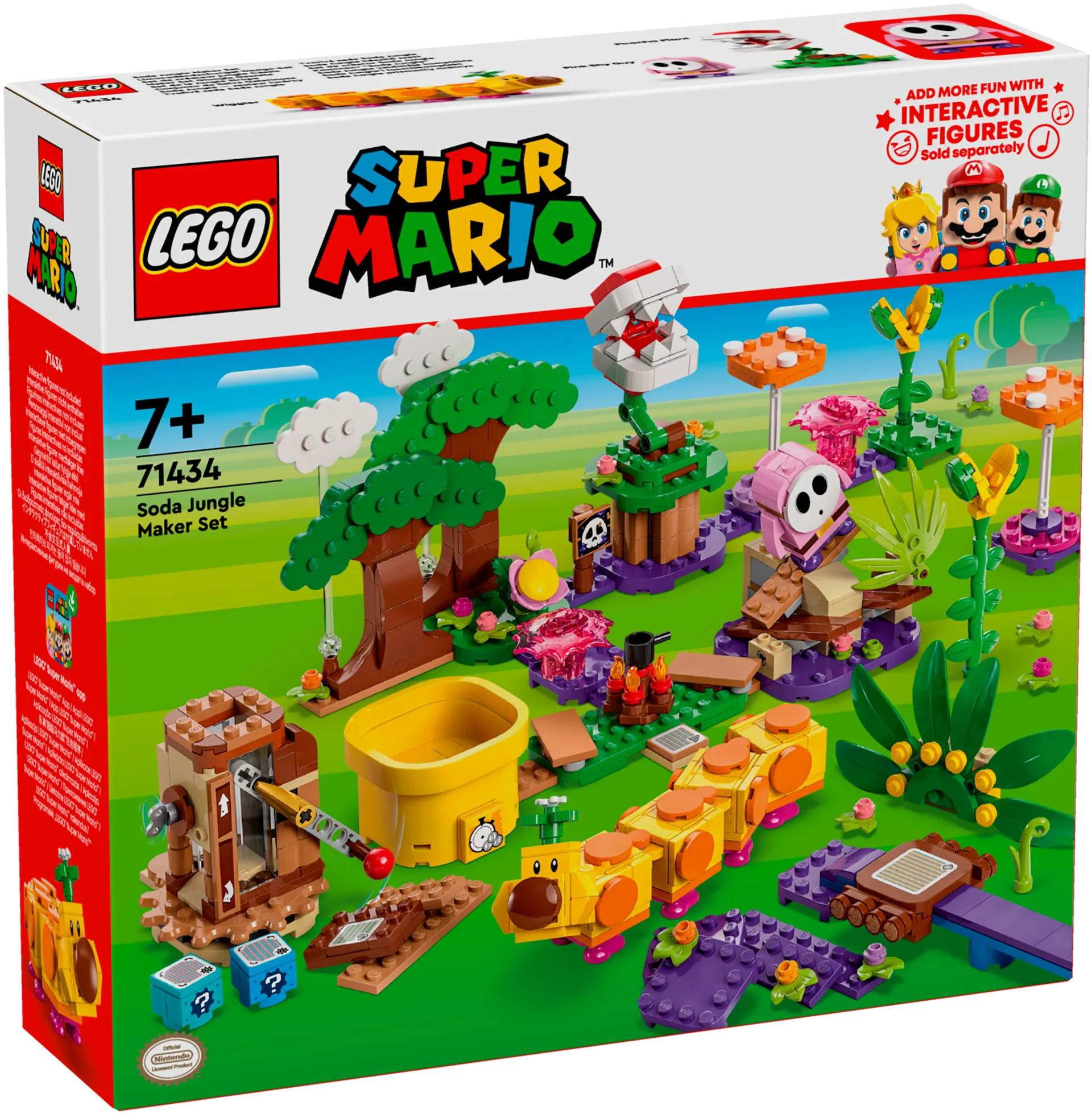 LEGO® Super Mario™ 71434 - Soda Jungle rakennussetti, Wiggler - 2