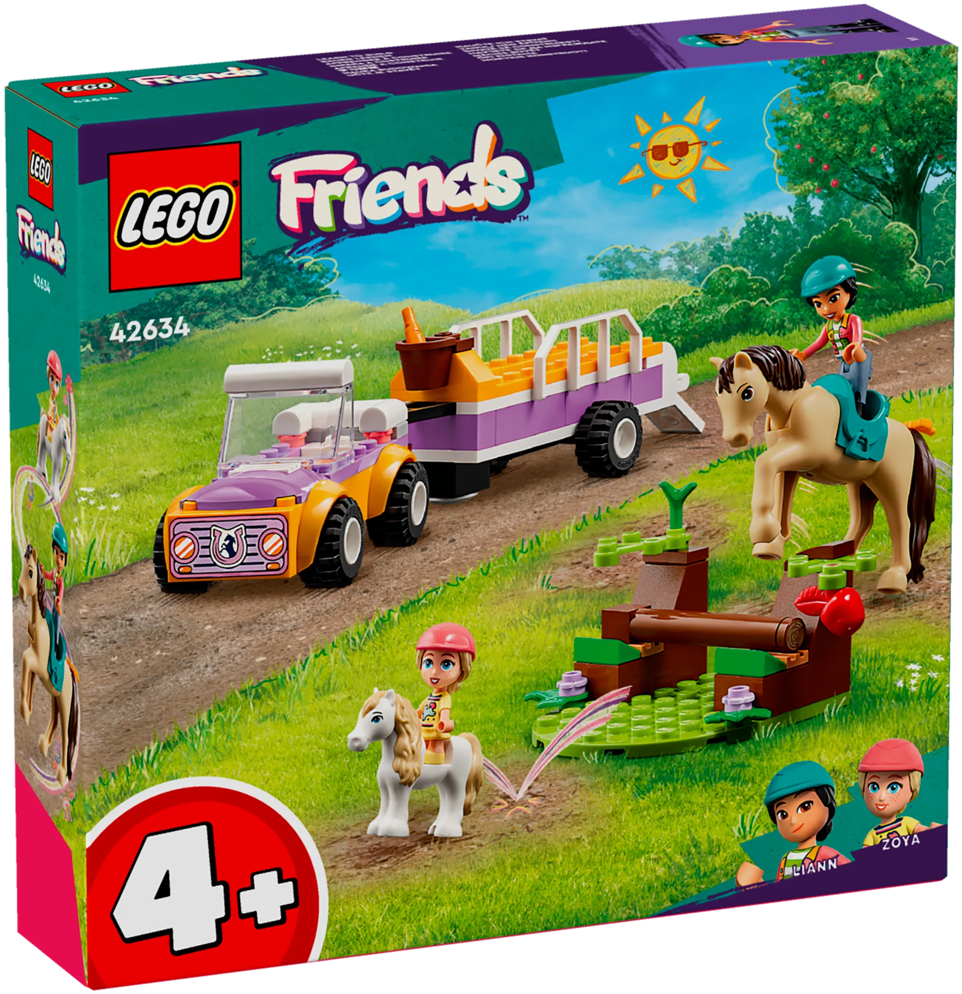 LEGO Friends 42634 Hevos- ja ponitraileri - 1