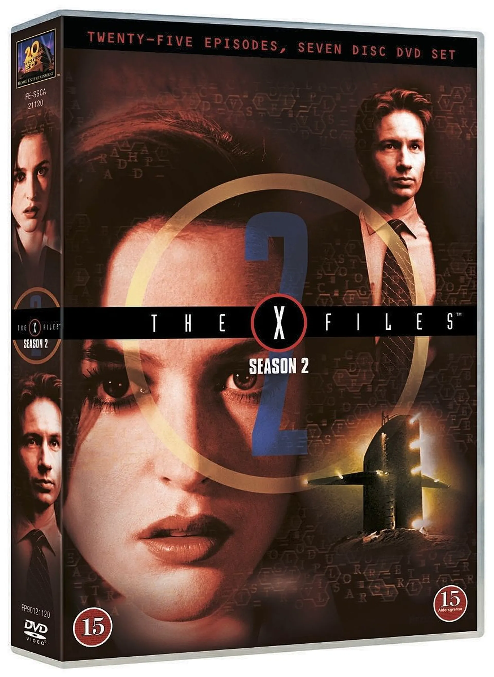 X-Files 2. tuotantokausi 7DVD