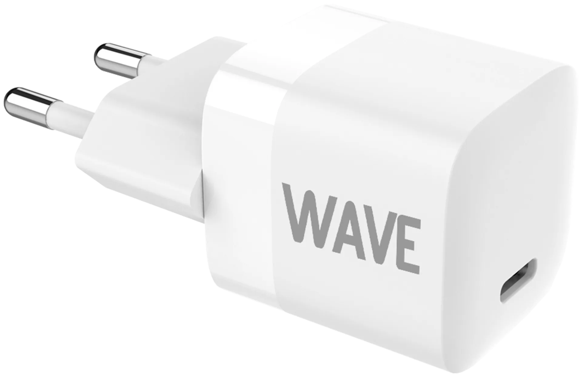Wave 33W Pikalataava GaN -verkkolaturi, 1 x USB Type-C, Valkoinen - 1