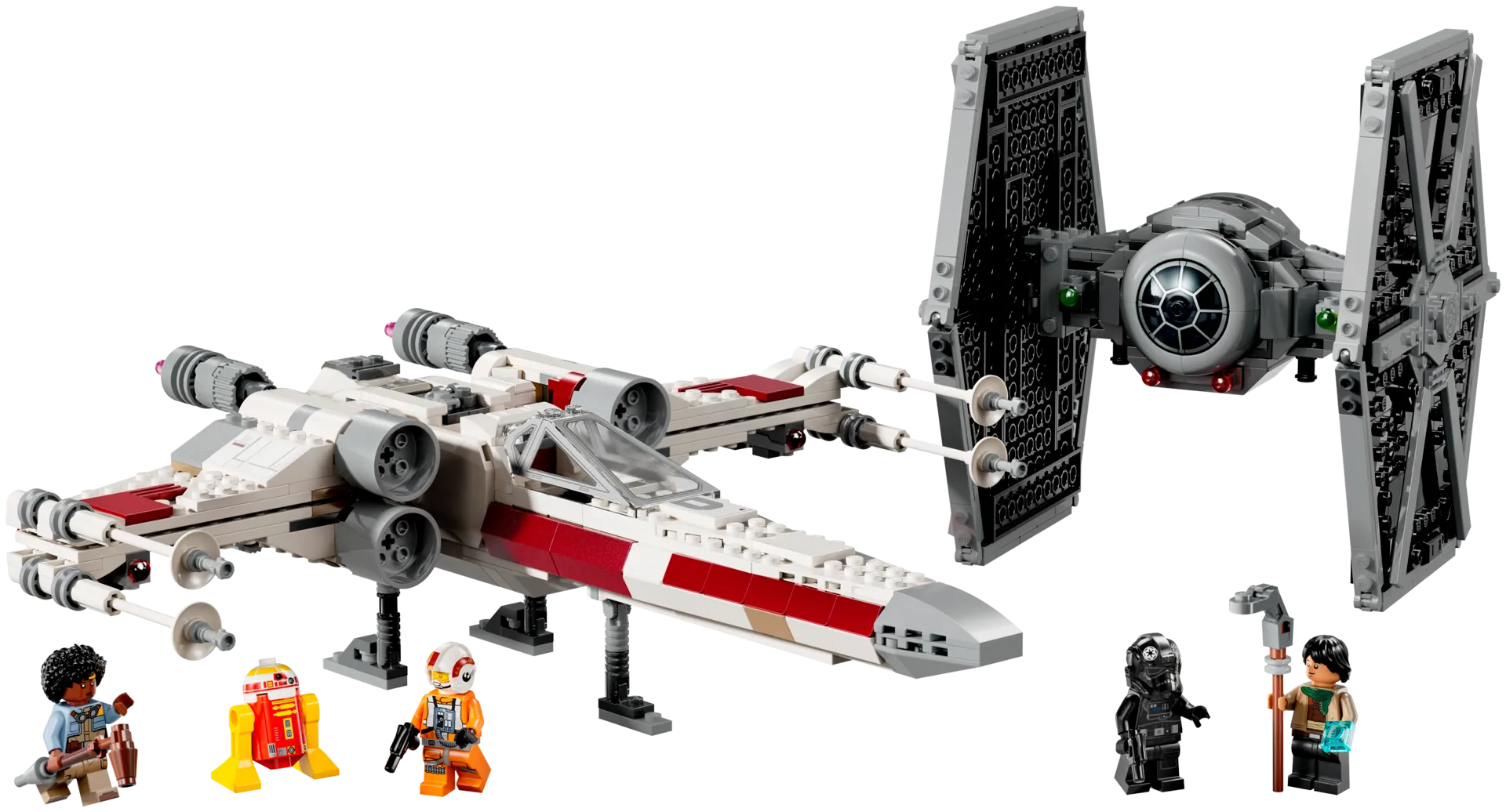 LEGO® Star Wars™ 75393 - TIE-hävittäjä ja X-Wing - 4