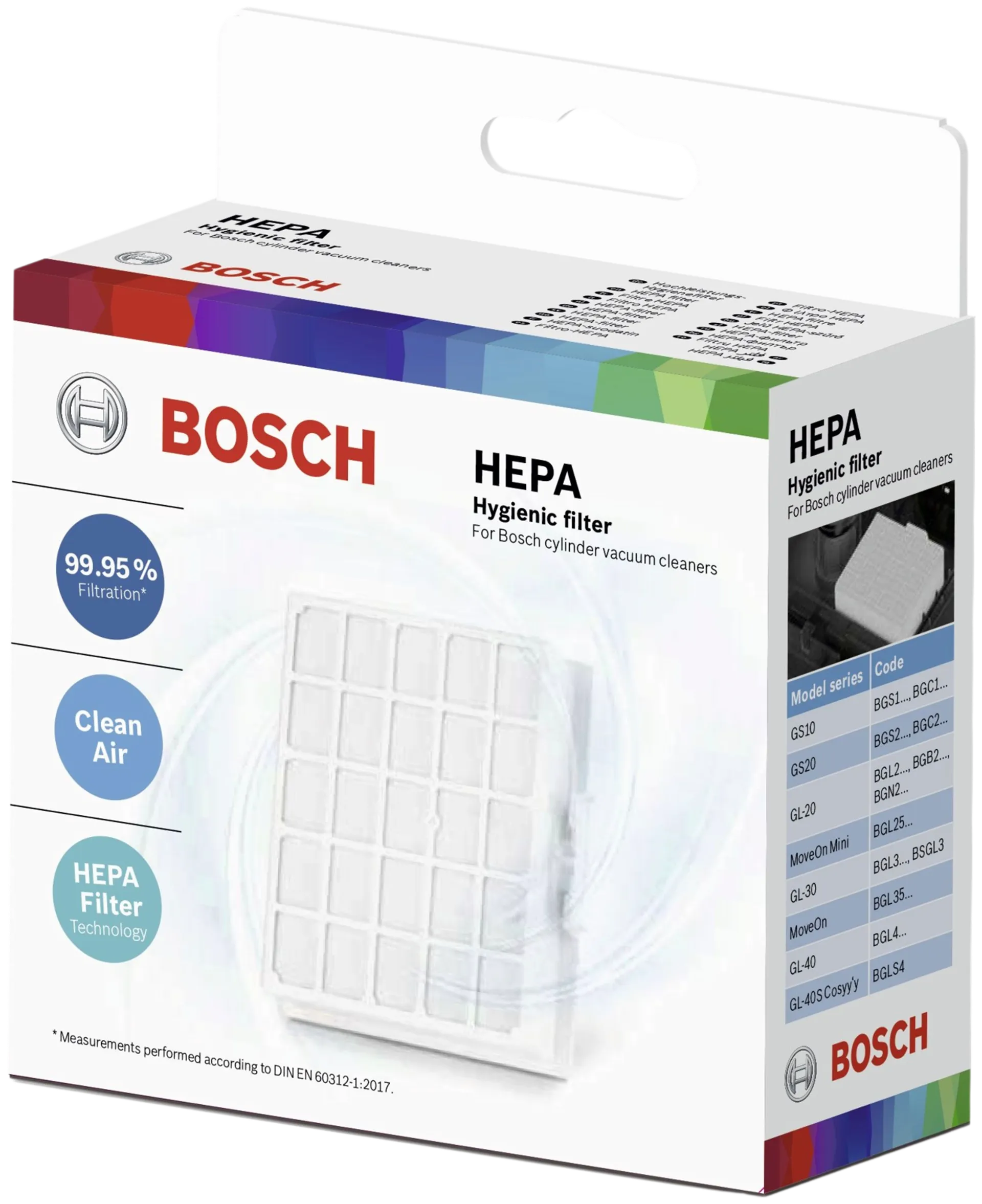 Bosch HEPA-suodatin BBZ156HF - 7