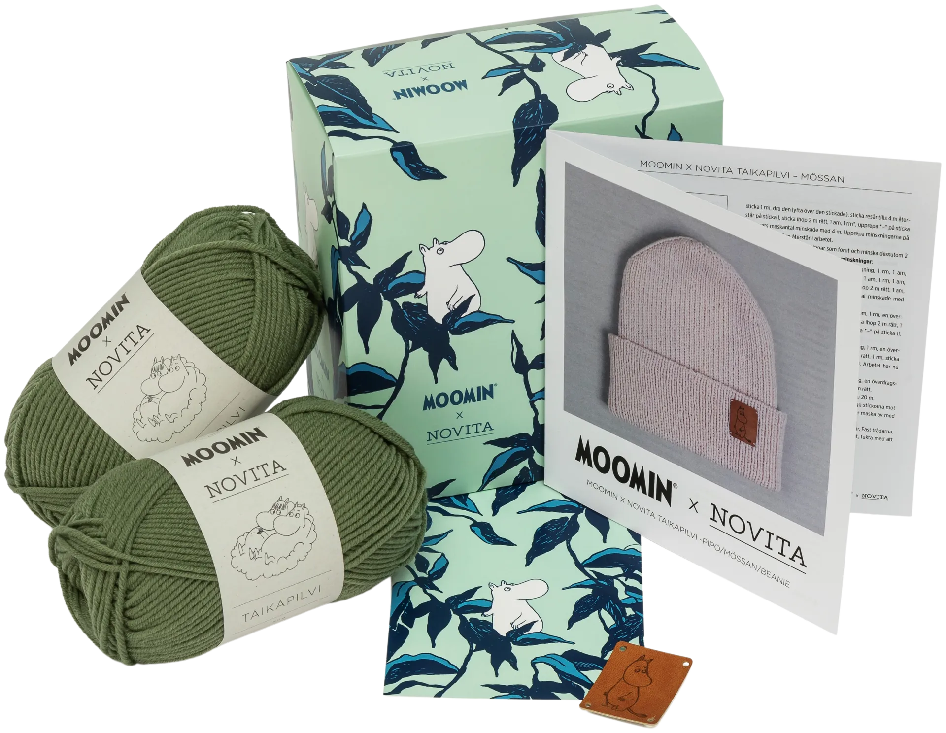 Moomin x Novita Beanie Pipo Kit loma