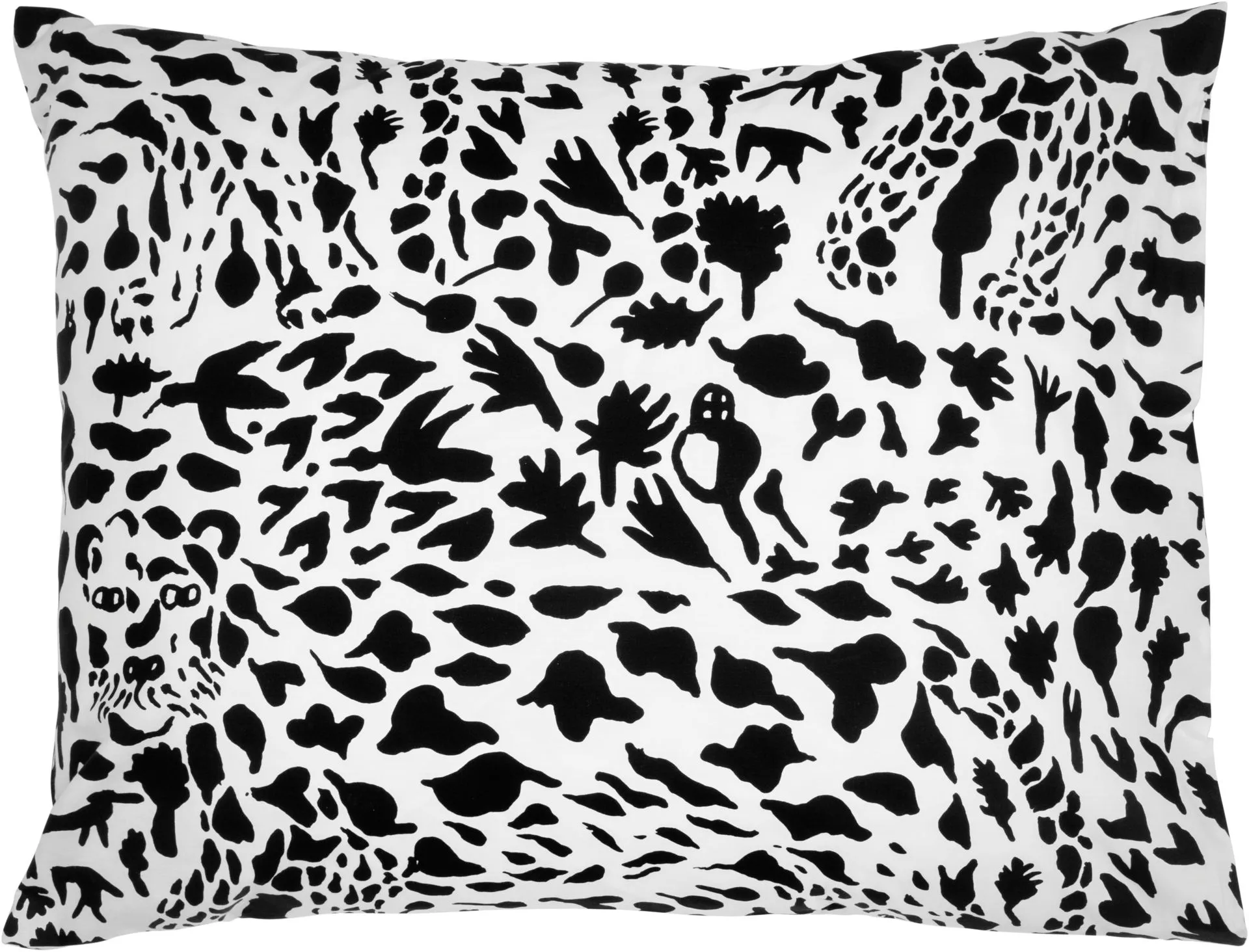 Iittala Oiva Toikka Collection pussilakanasetti 150x210 gepardi mustavalkoinen, materiaali 100% perkaalipuuvilla. - 3
