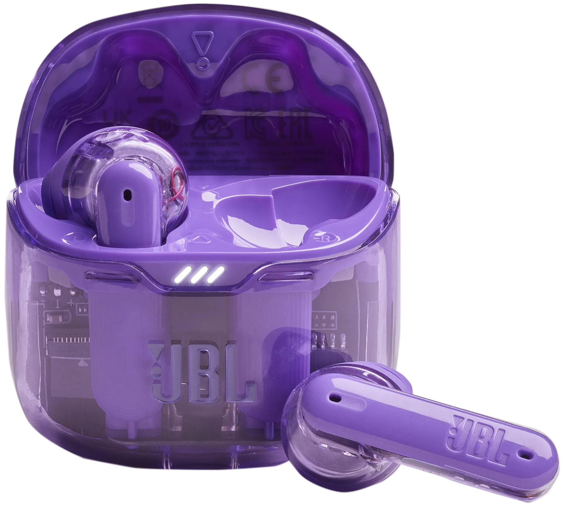 JBL Tune Flex Bluetooth in-ear vastamelunappikuulokkeet ghost purple - 1