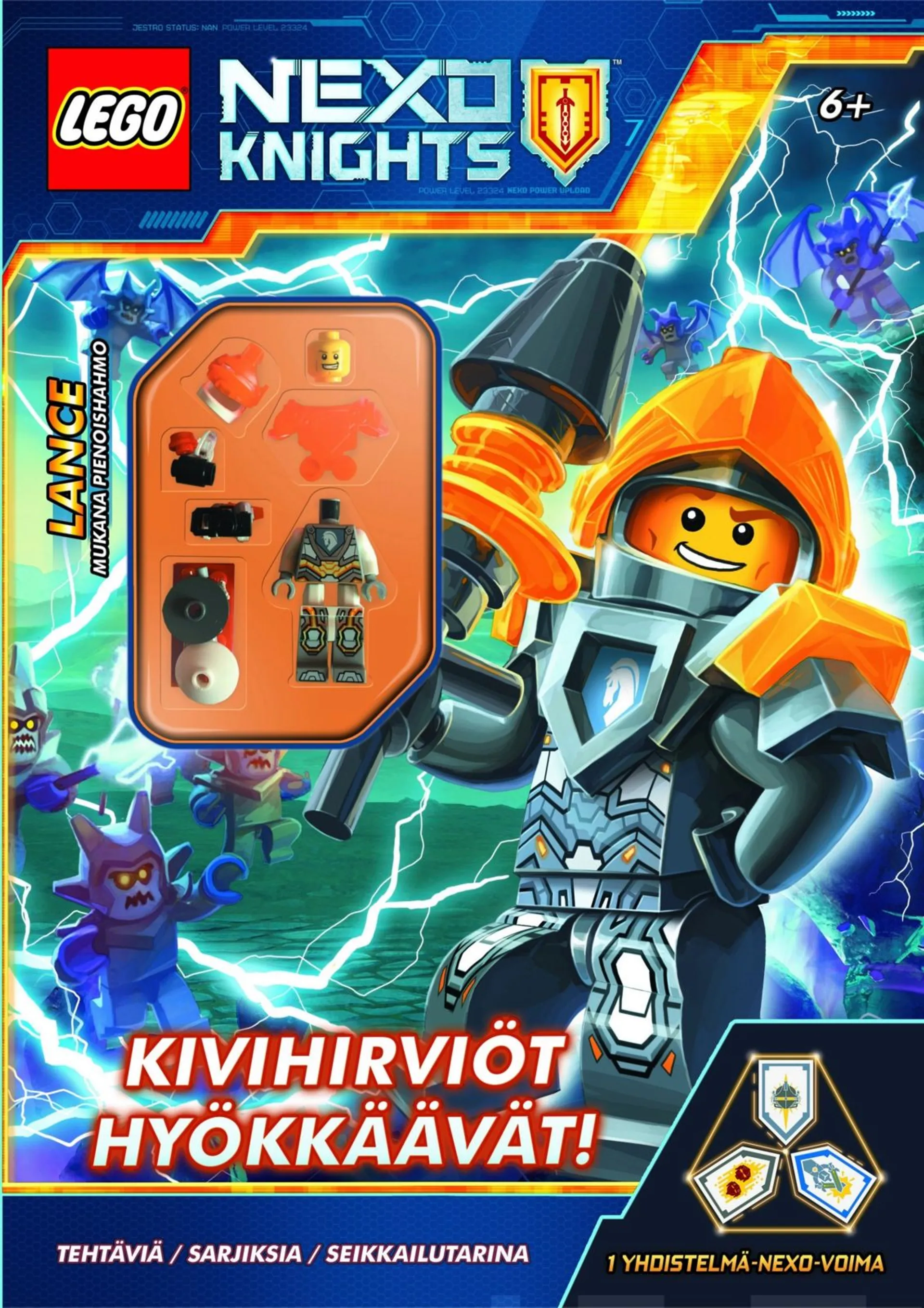 Lego Nexo Knights puuhakirja elementillä