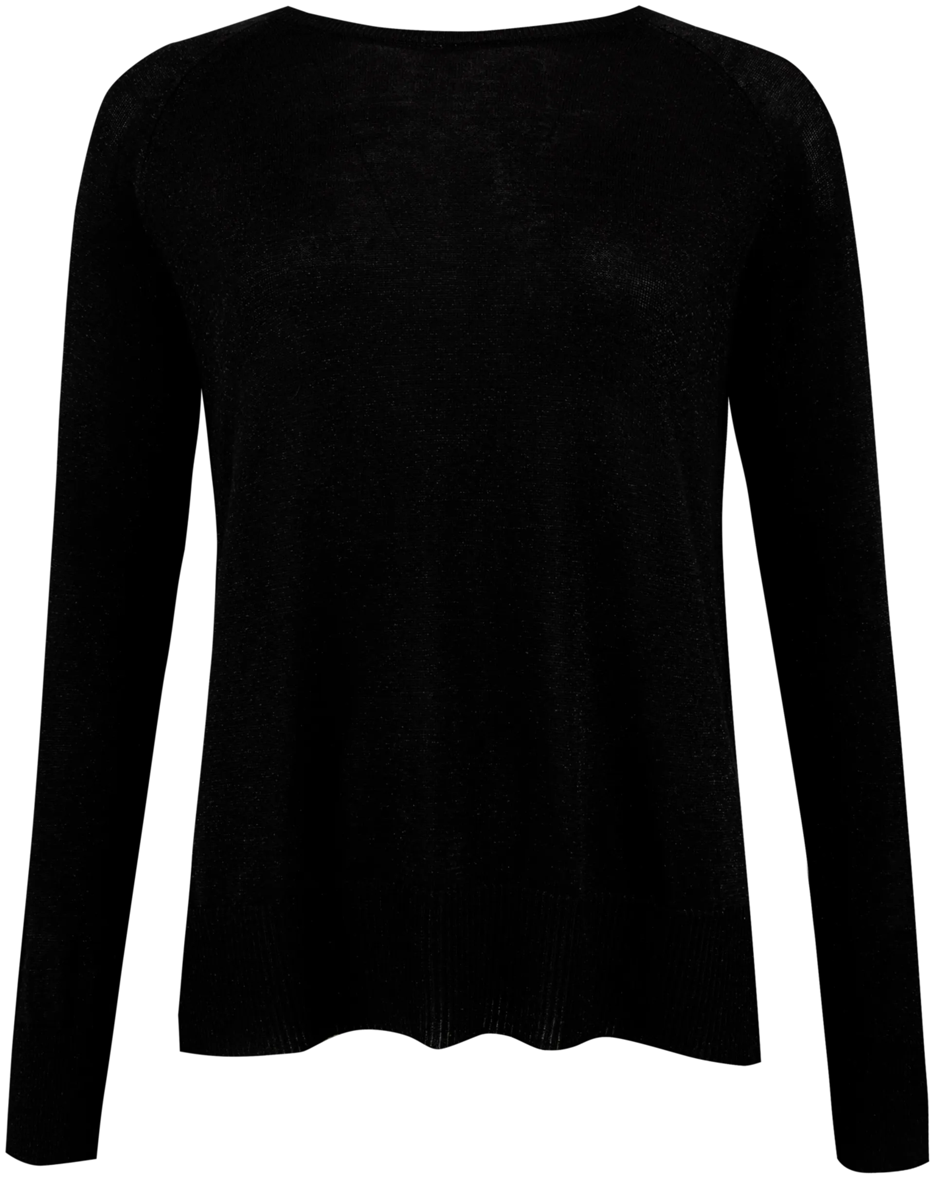 TEX naisten neulepusero lurex I970153 - BLACK 1 - 1