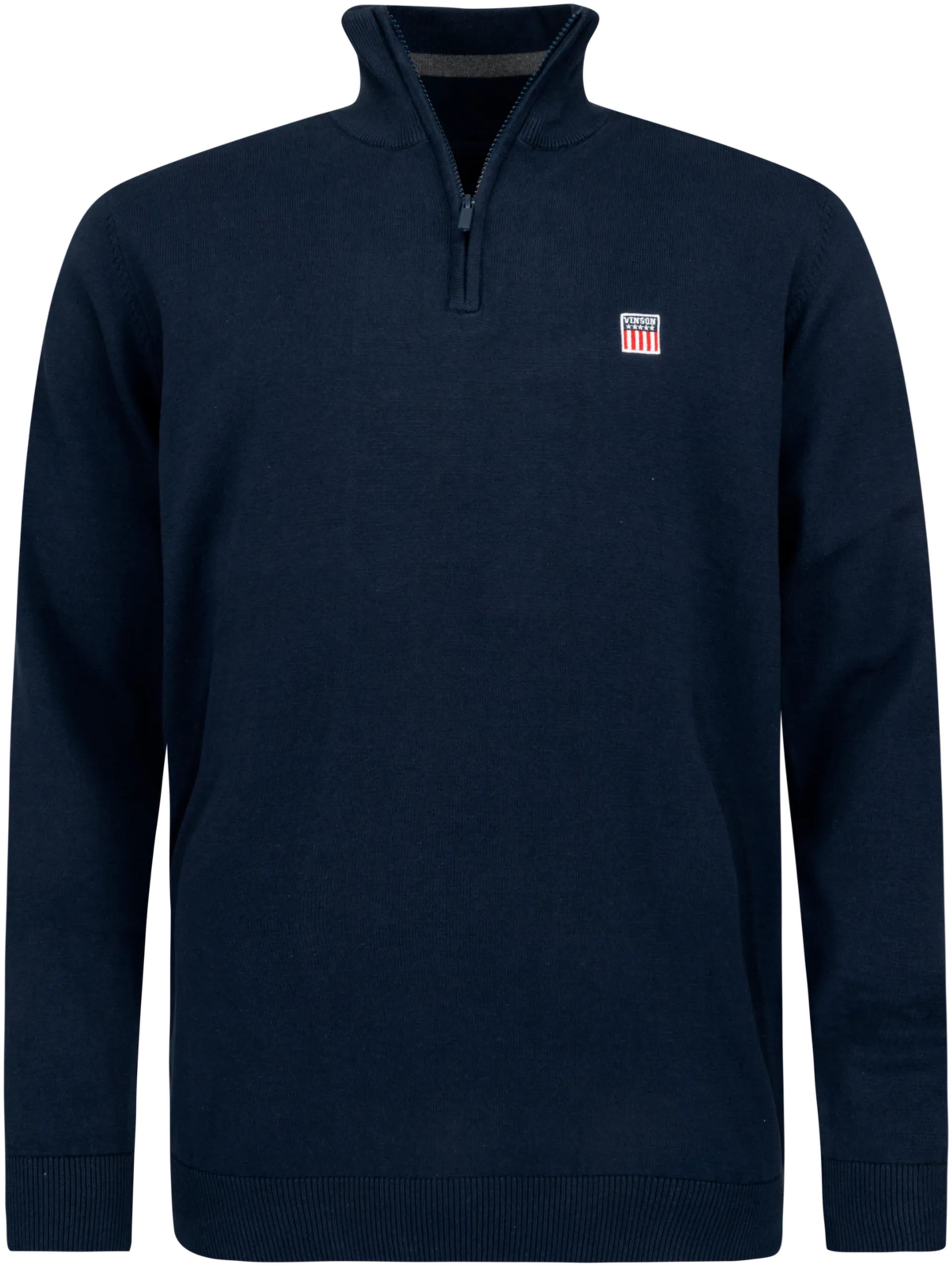 Vinson miesten half-zip neule Julius - Dark Sapphire - 1