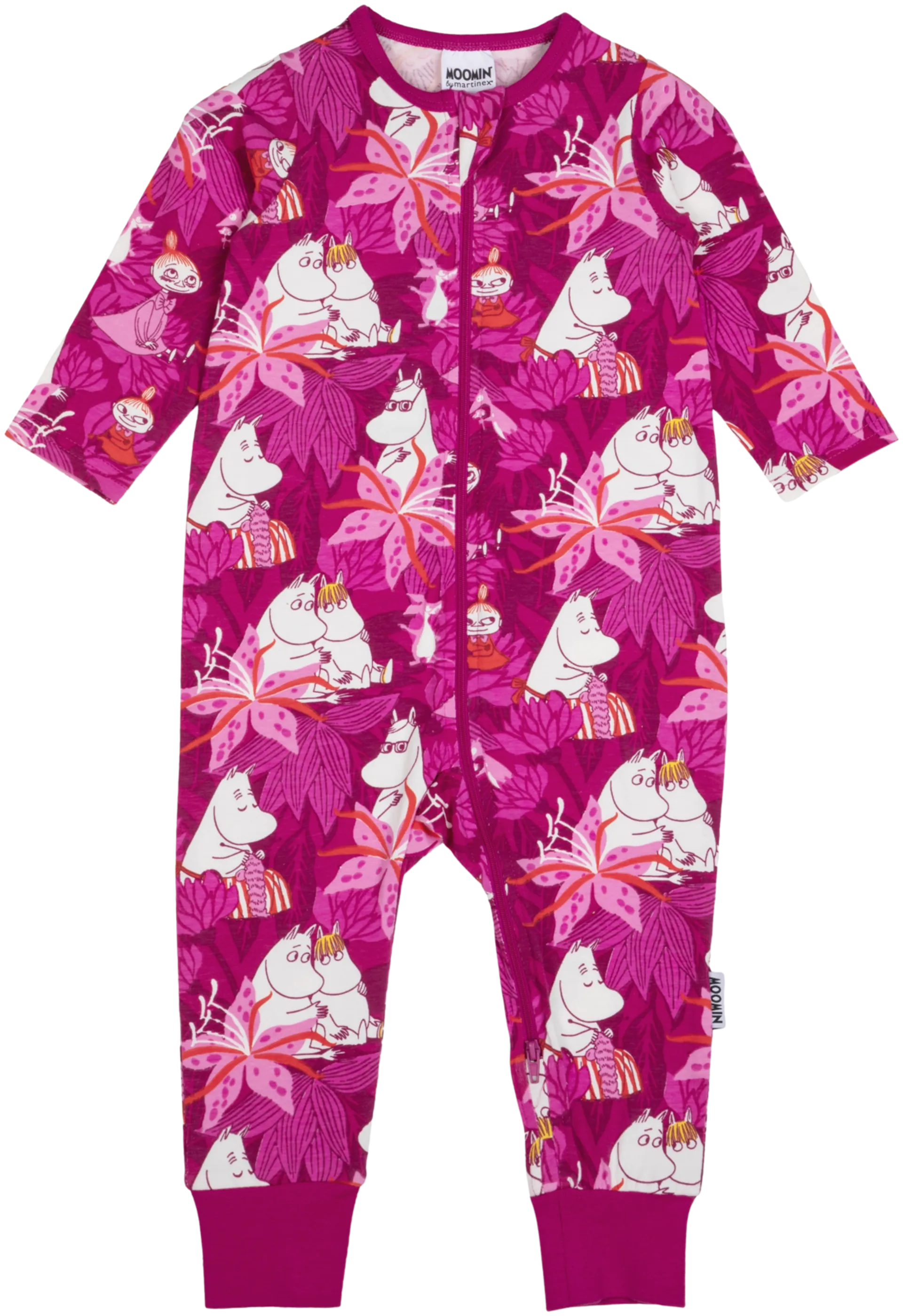 Martinex Muumi vauvojen pyjama Amaryllis 585827 - tummanpinkki