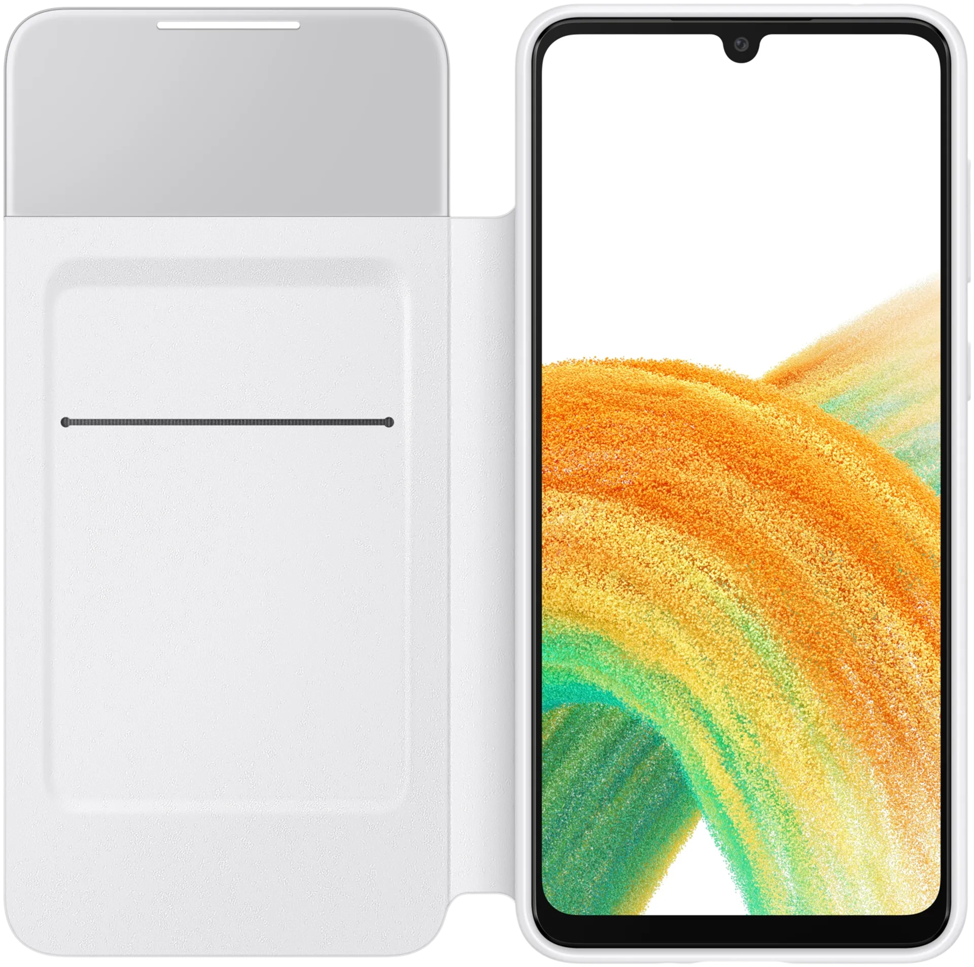 Samsung Galaxy A33 5G wallet -suoja, valkoinen - 3