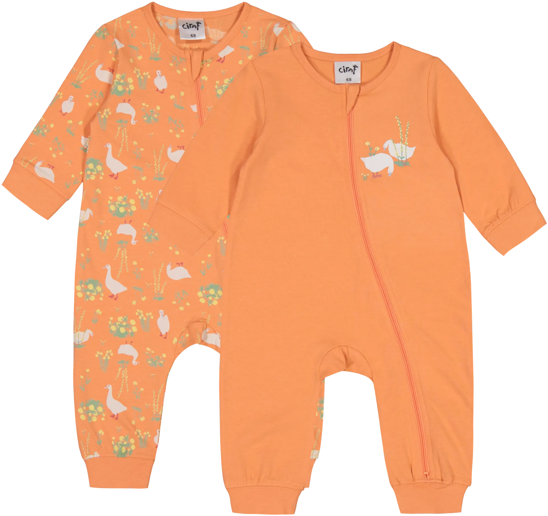 Ciraf vauvojen pyjama 250B242906 2-pack - Shell coral - 1