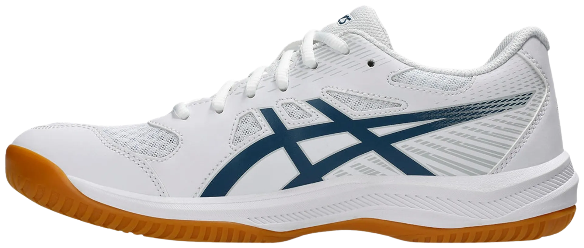 Miesten sisäpelikengät Asics Upcourt 6 - WHITE/VINTAGE INDIGO - 4