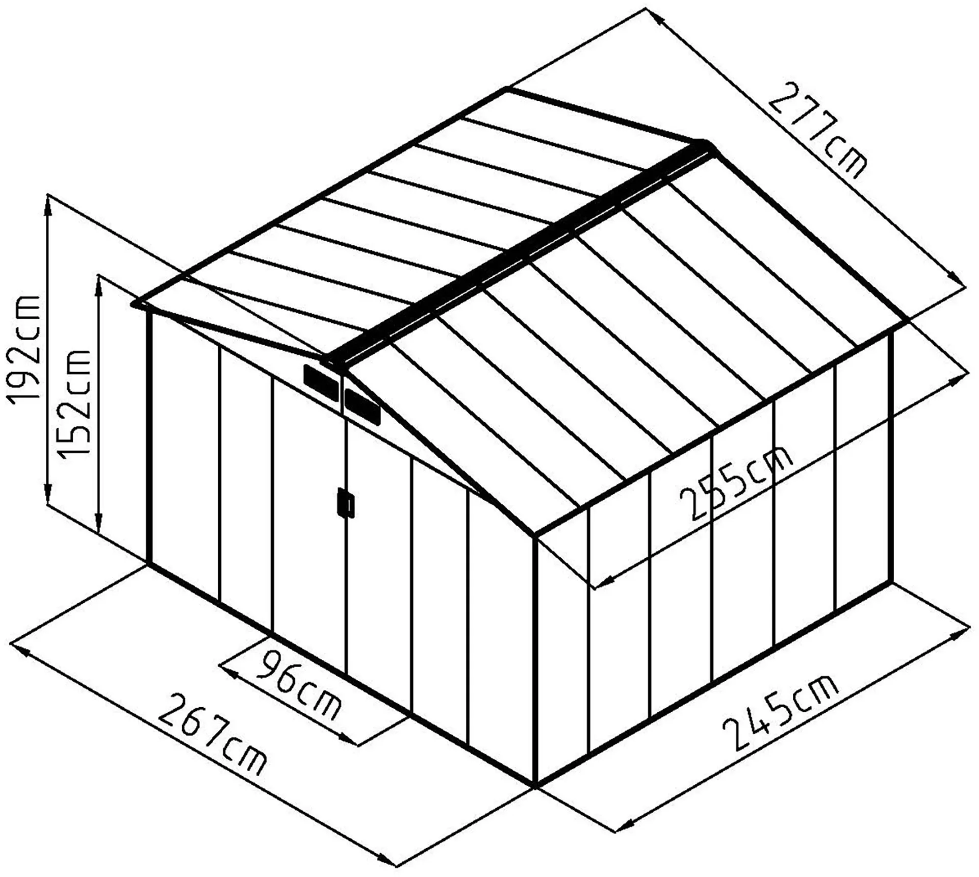 Fornorth pihavarasto, 7.06m2 - 9