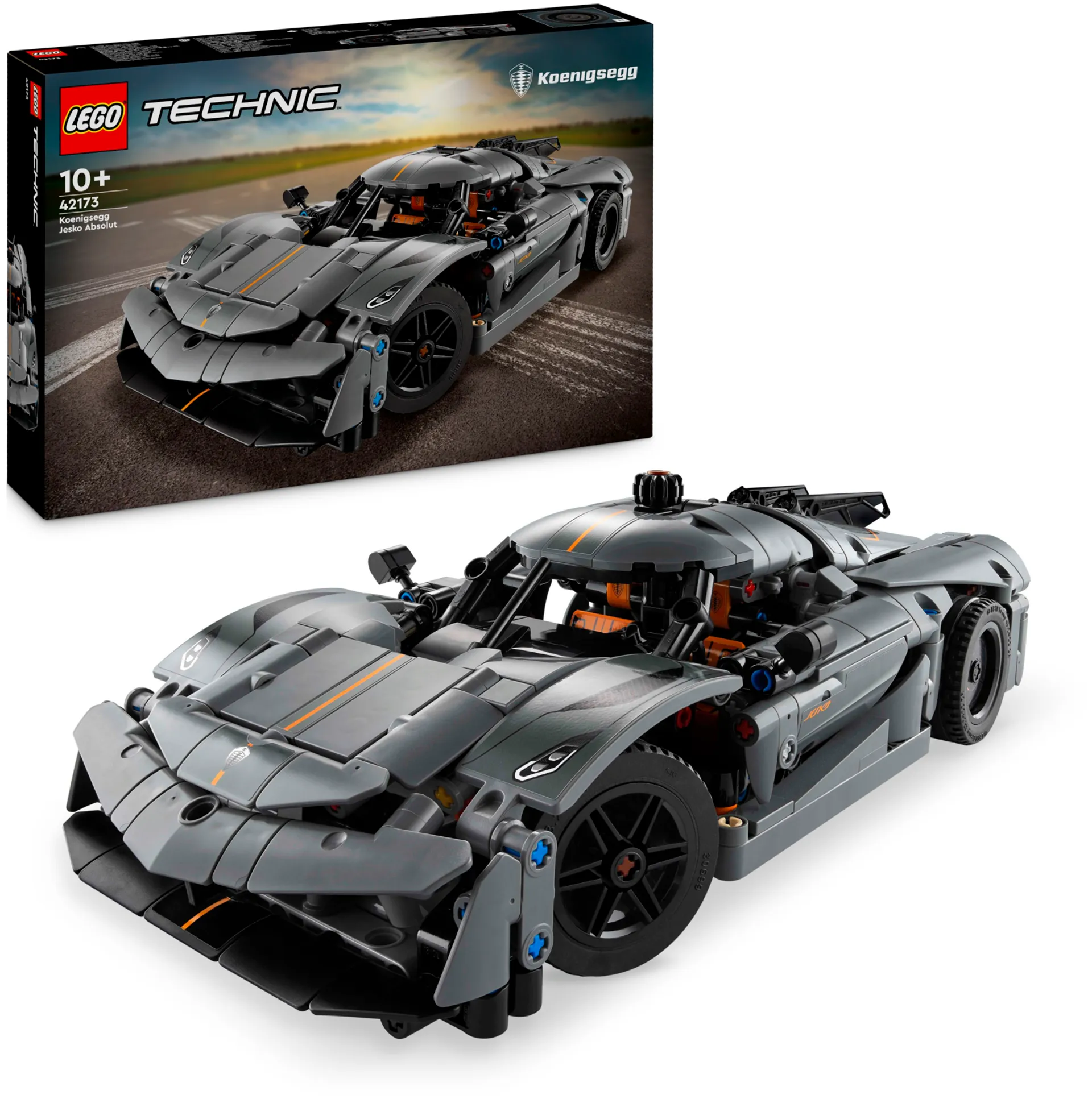 LEGO® Technic 42173 - Harmaa hyperauto Koenigsegg Jesko Absolut - 1