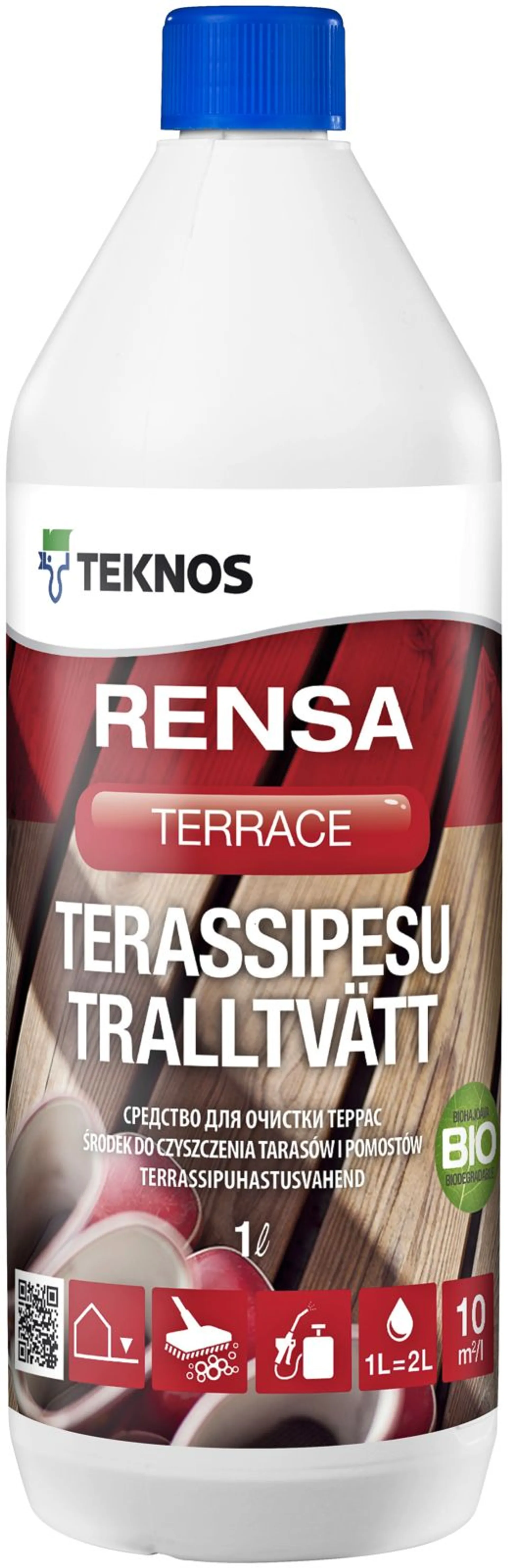 Teknos terassipesu Rensa Terrace 1 l