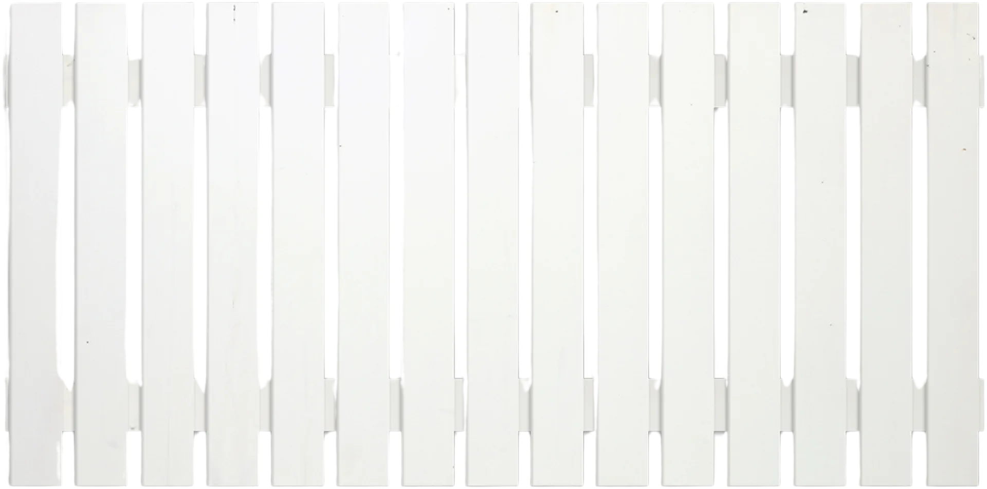 Näkösuoja-aita, pysty laudoitus, valkoinen, 183x80x3,3cm