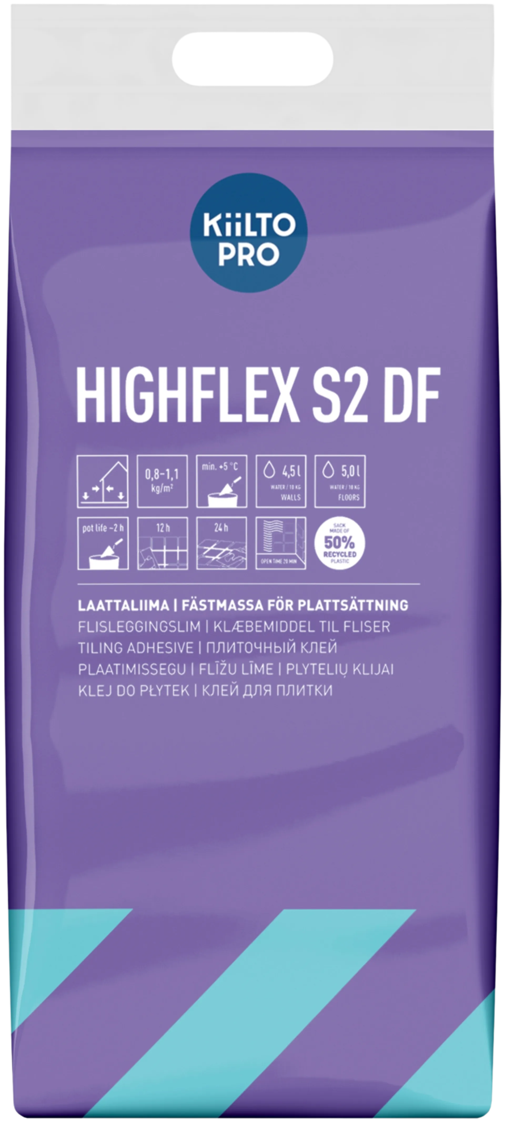 Kiilto HighFlex S2 DF Laattaliima 10 kg
