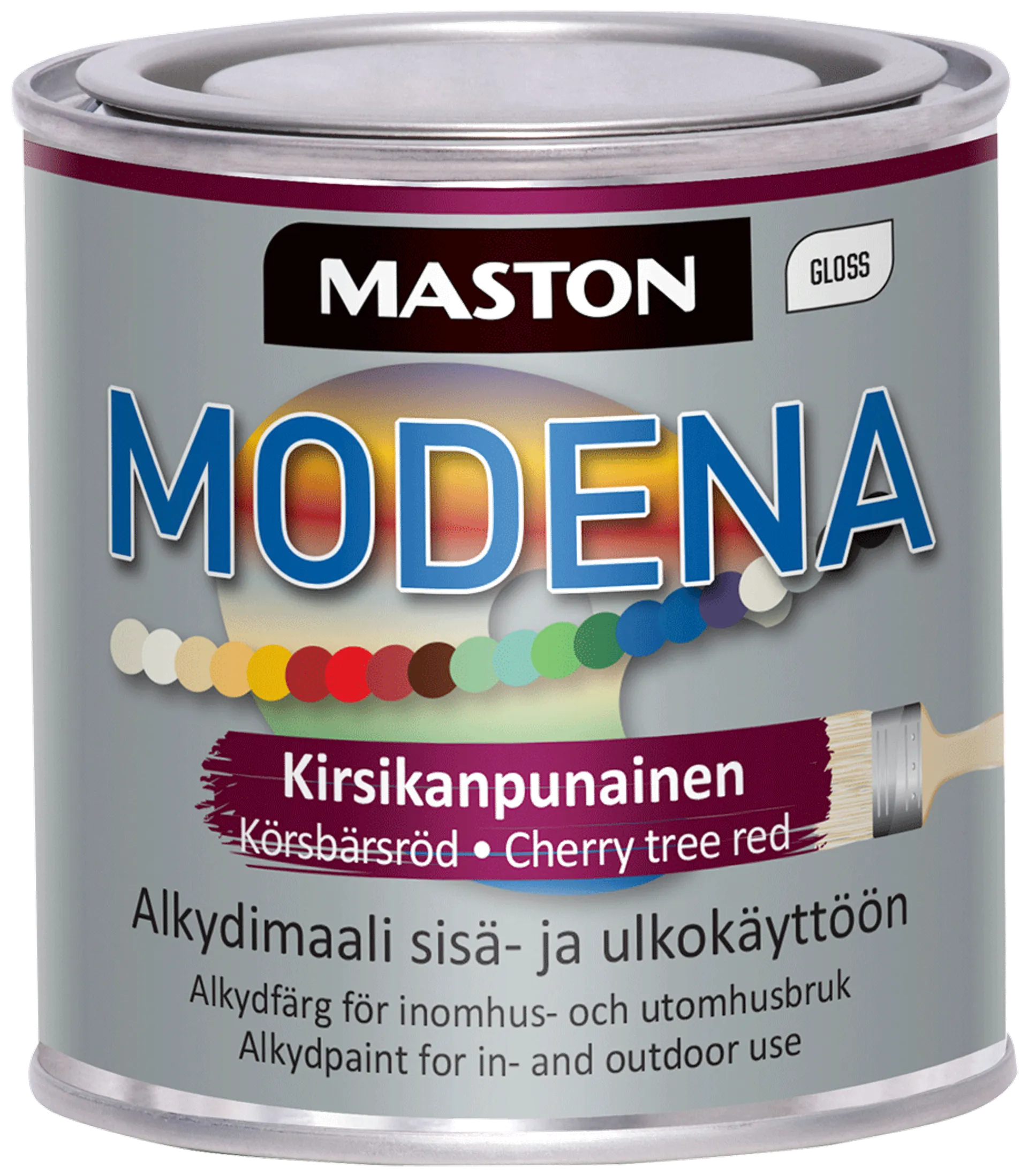 Maston Modena maali 250 ml kirsikanpunainen - 1