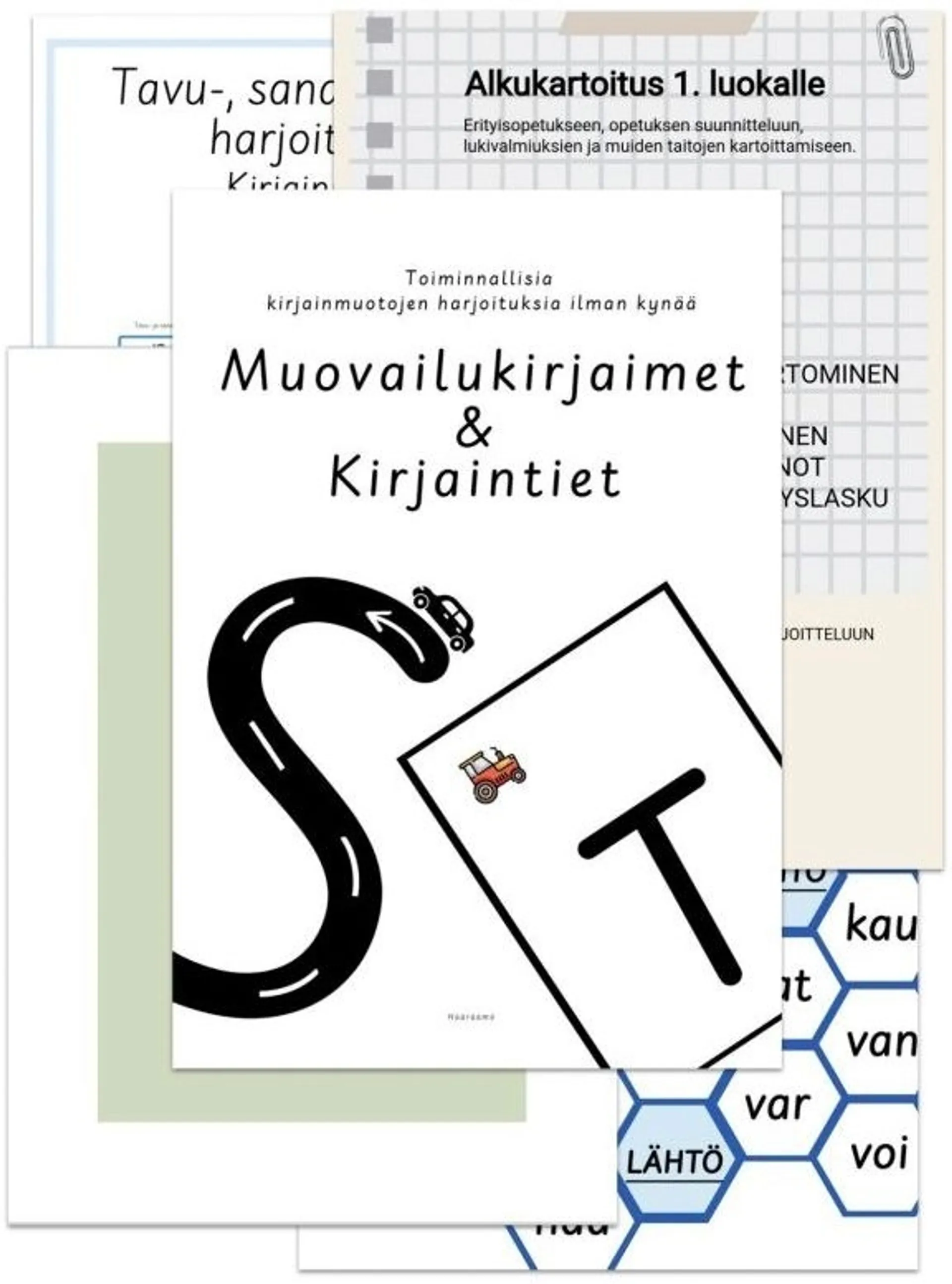 Saha, Toiminnallinen lukemaan oppiminen - Opettajakohtainen - Monistettavat tehtäväpaketit oppilaille