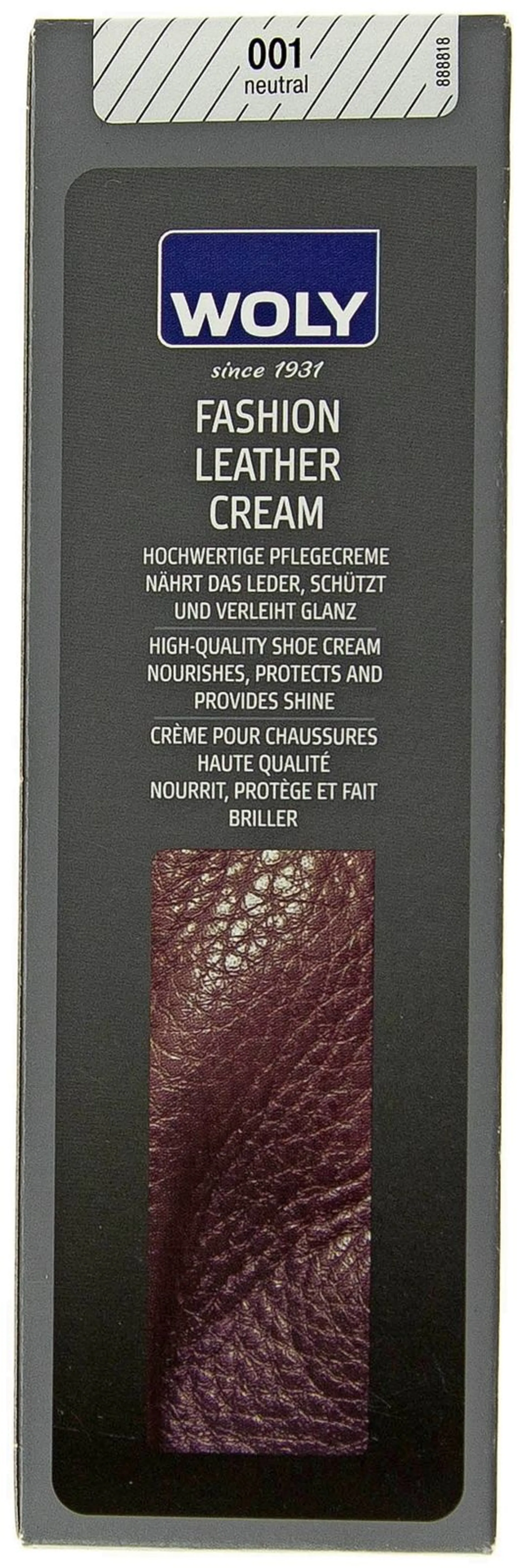 Woly Fashion Leather Cream Neutra 75ml