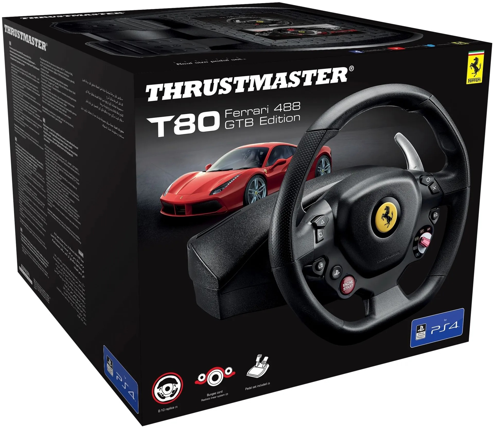 Thrustmaster Ratti+ poljin T80 Ferrari 488 GTB edition - 1
