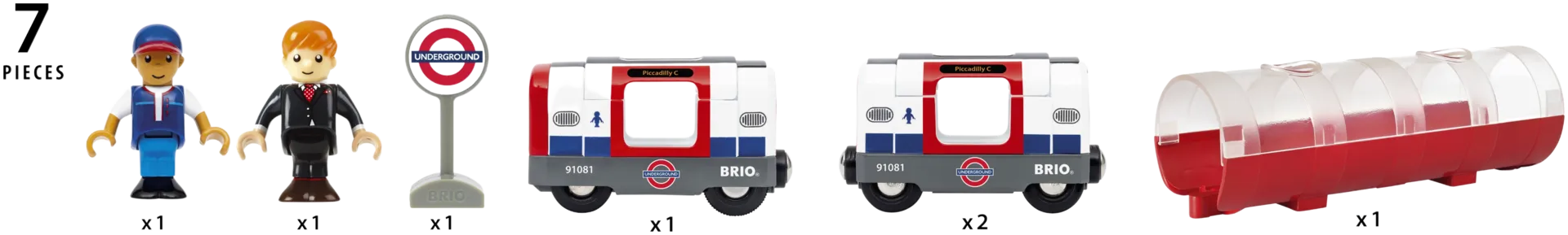 BRIO Maailman junat Lontoon metrojuna - 4