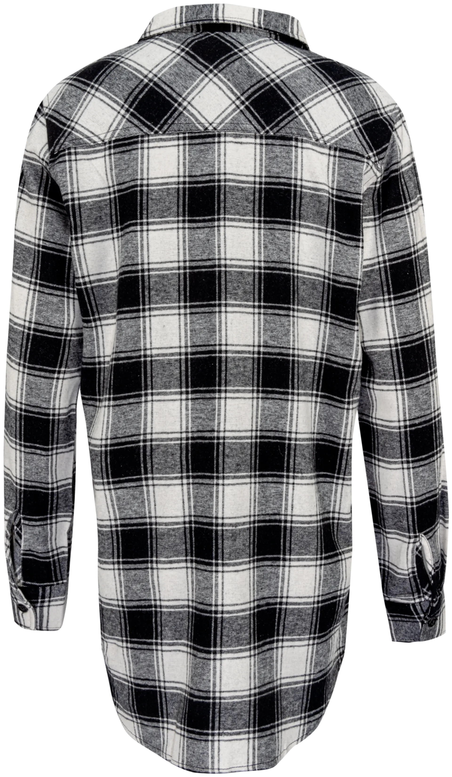 House naisten flanellipaita 228H402434 - black/ white check - 2