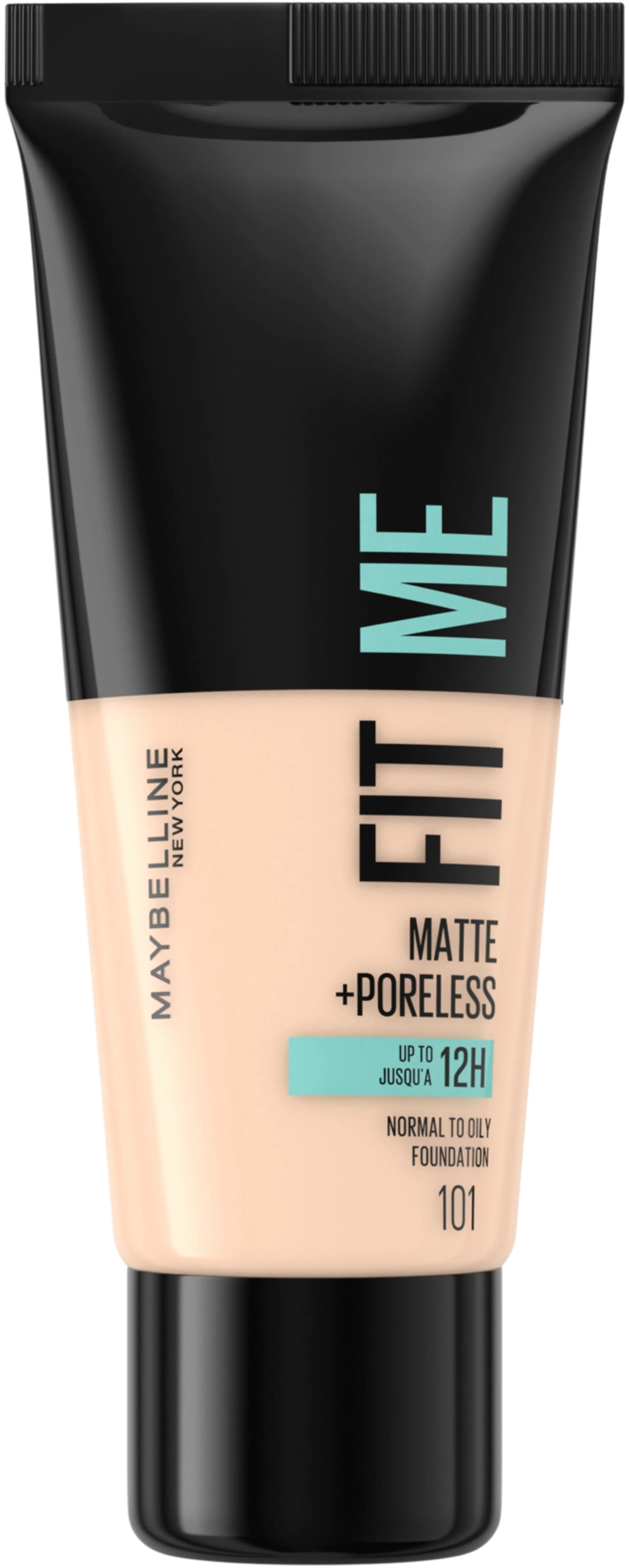 Maybelline New York  Fit Me Matte + Poreless 101 True Ivory -meikkivoide 30ml - 1