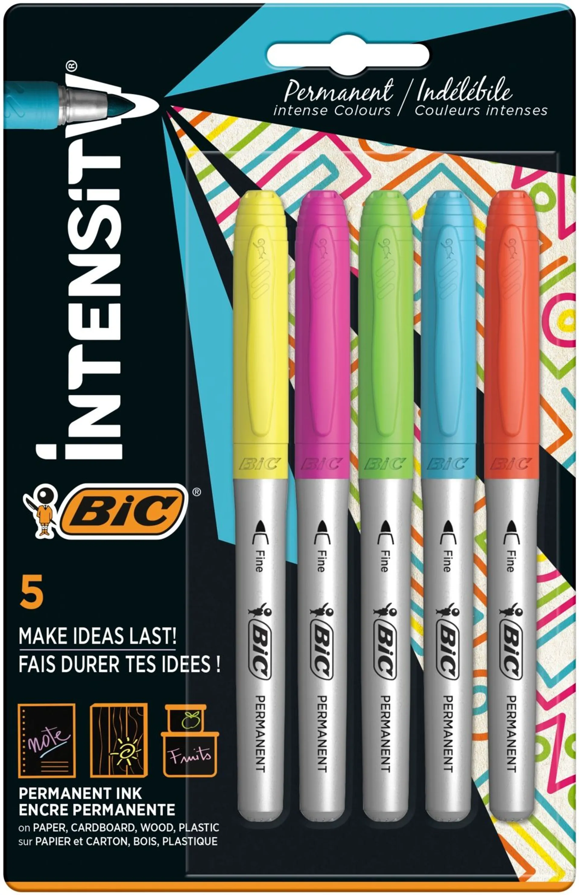 BIC Intensity Colour Marker Intense 5kpl